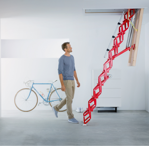 Treppe mit Feuerwiderstand