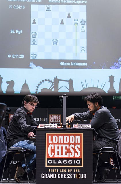 Anish Giri draws level with Maxime Vachier-Lagrave at the top