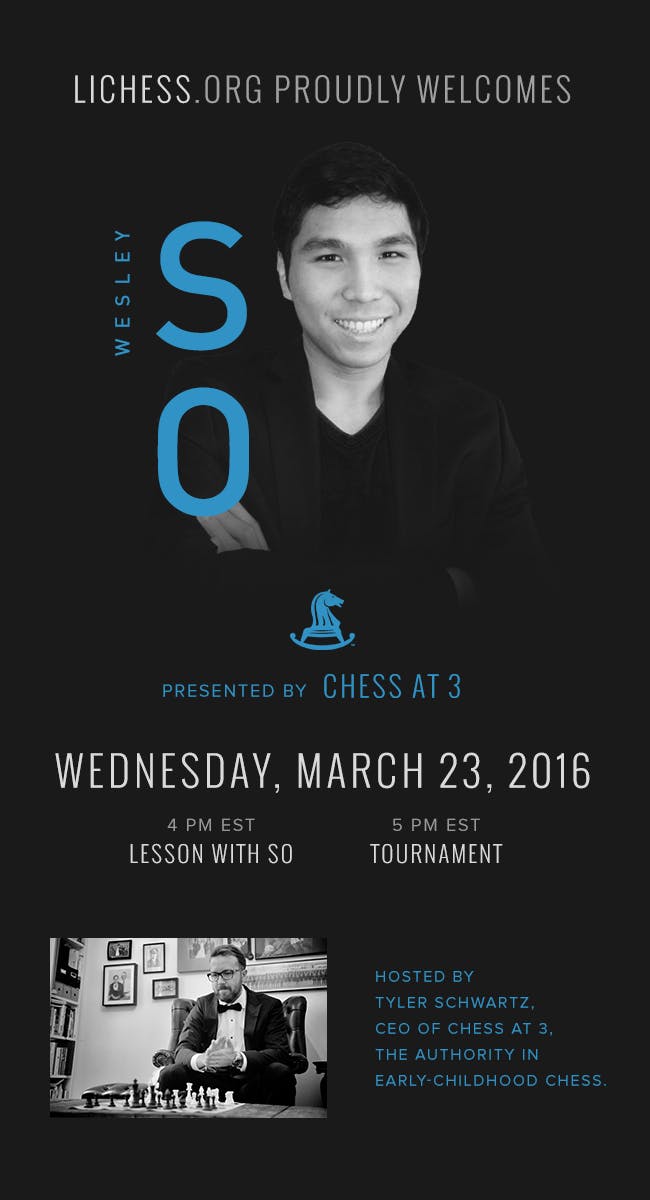 Wesley So action with Chess at Three