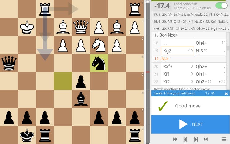 lichess.org on X: Our free app has an analysis board with computer analysis,  opening books (Masters opening book + Lichess opening book) and tablebases,  just like the website.  / X