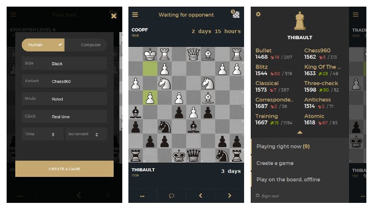 lichess.org on X: On Lichess v2, all features available in the browser  will also work well on mobile! Here are some v2 mobile screenshots of  features only available in the browser that