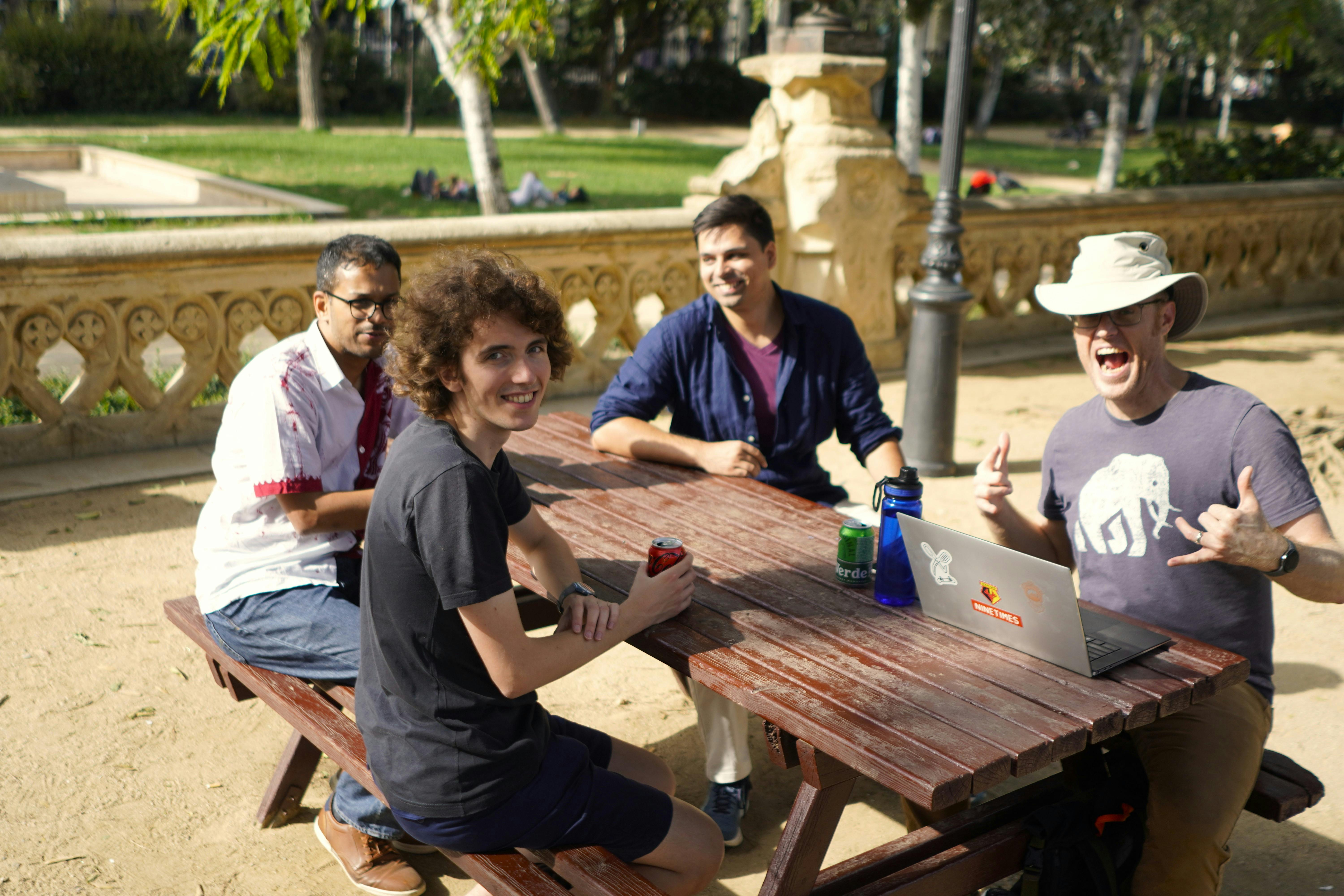 Coding at the public meetup