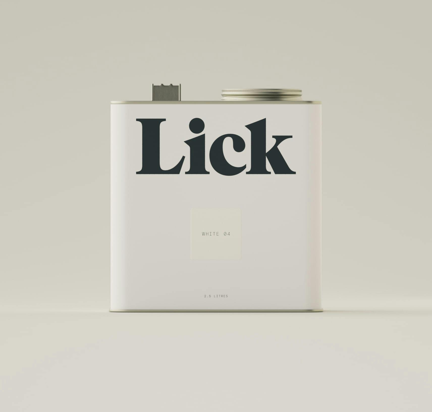 Lick White 04 Paint 2.5L Tin