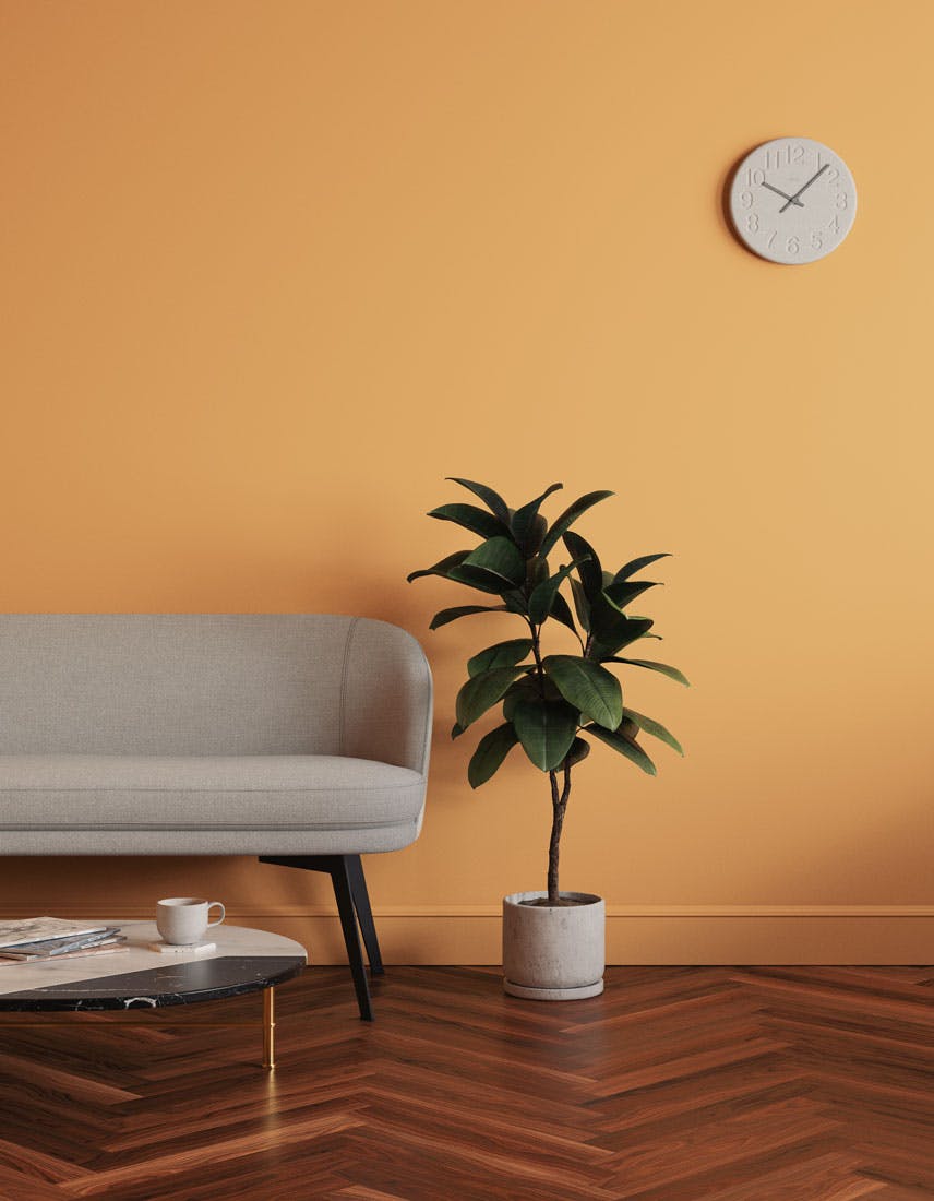 Living room scene with Lick Yellow 02