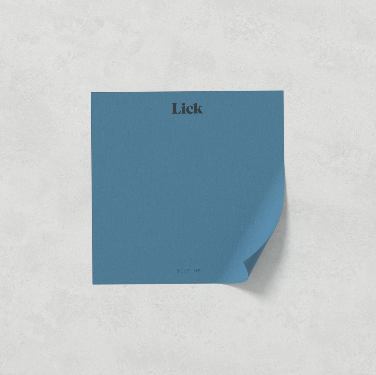 Lick Roller Blind Sample in Blue 05