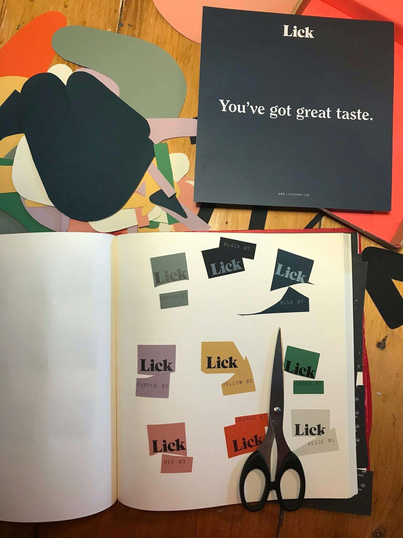 Lick sample art