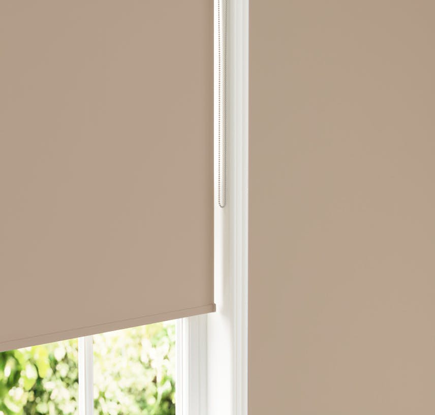 Lick Beige 02 roller blinds against Beige 02 wall