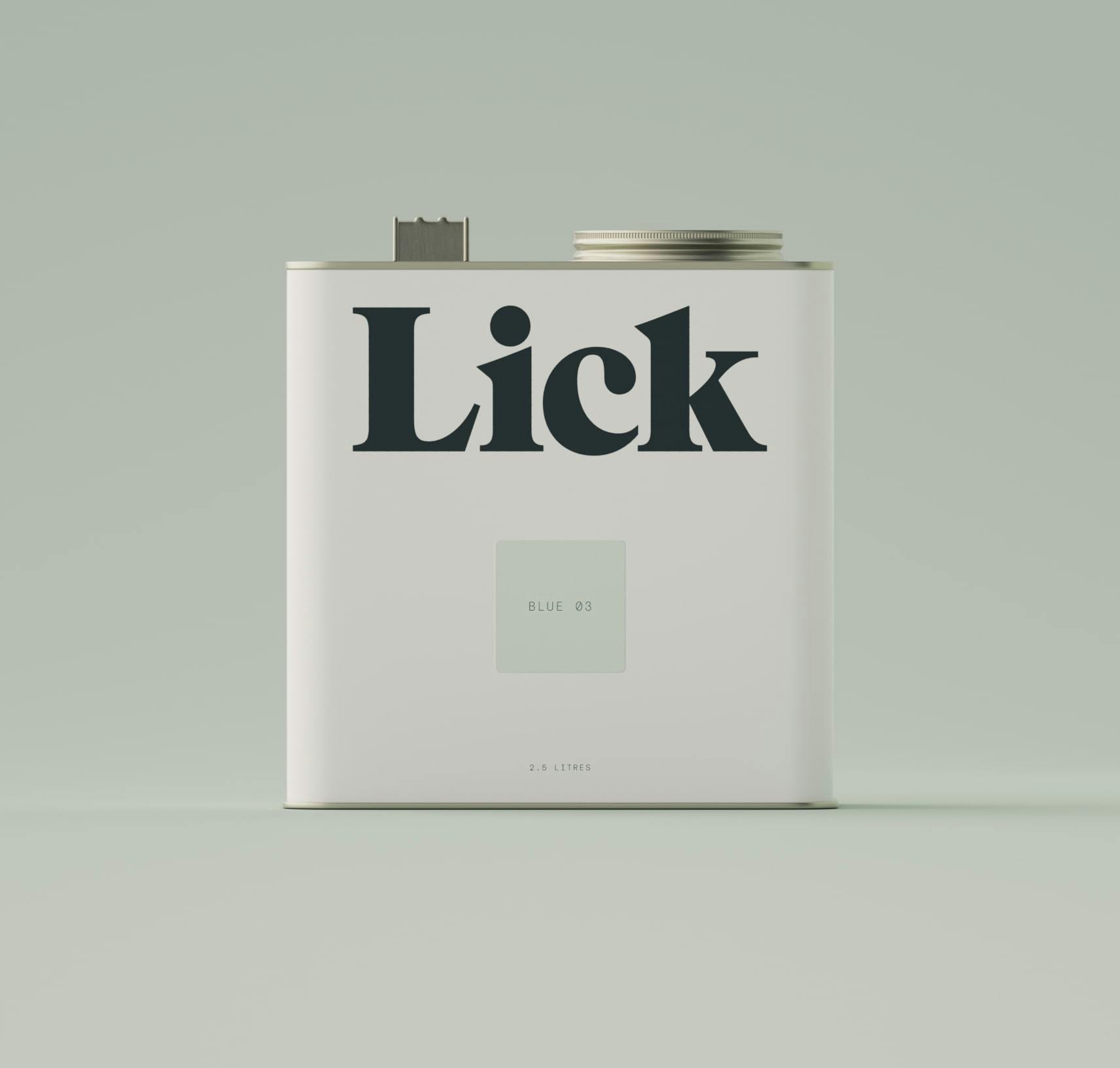 Lick Blue 03 Paint 2.5L Tin