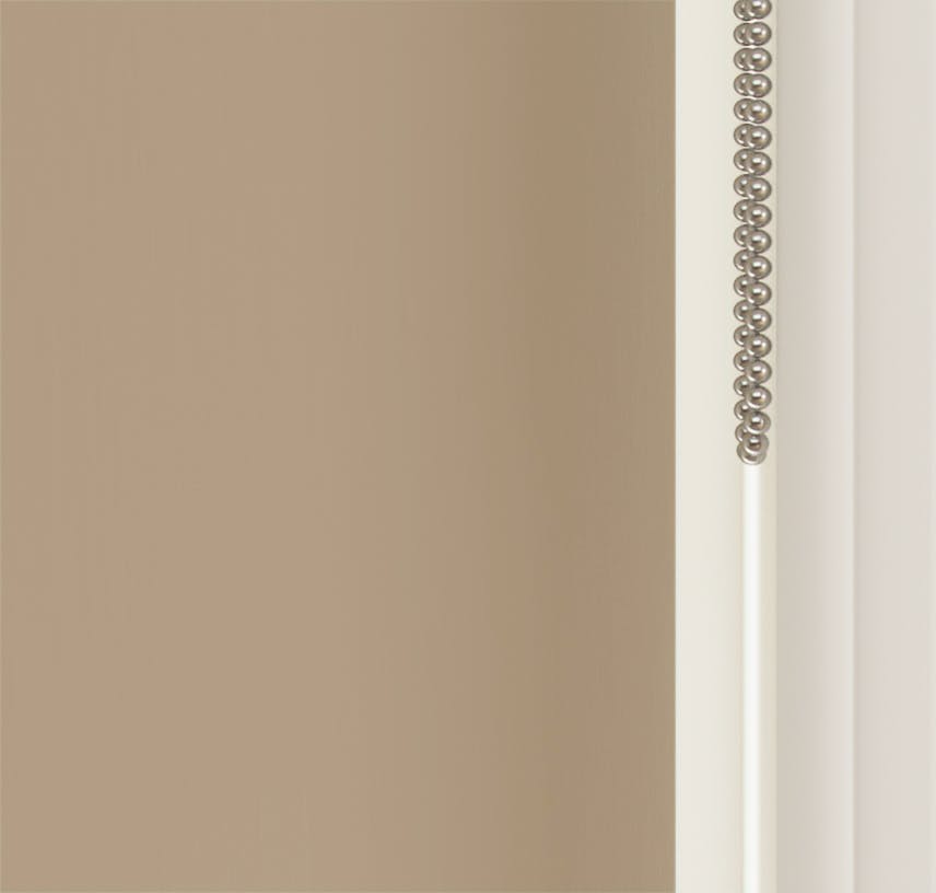 Close up view of Lick Beige 02 roller blinds
