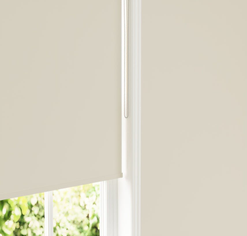 Lick White 05 roller blinds against White 05 wall