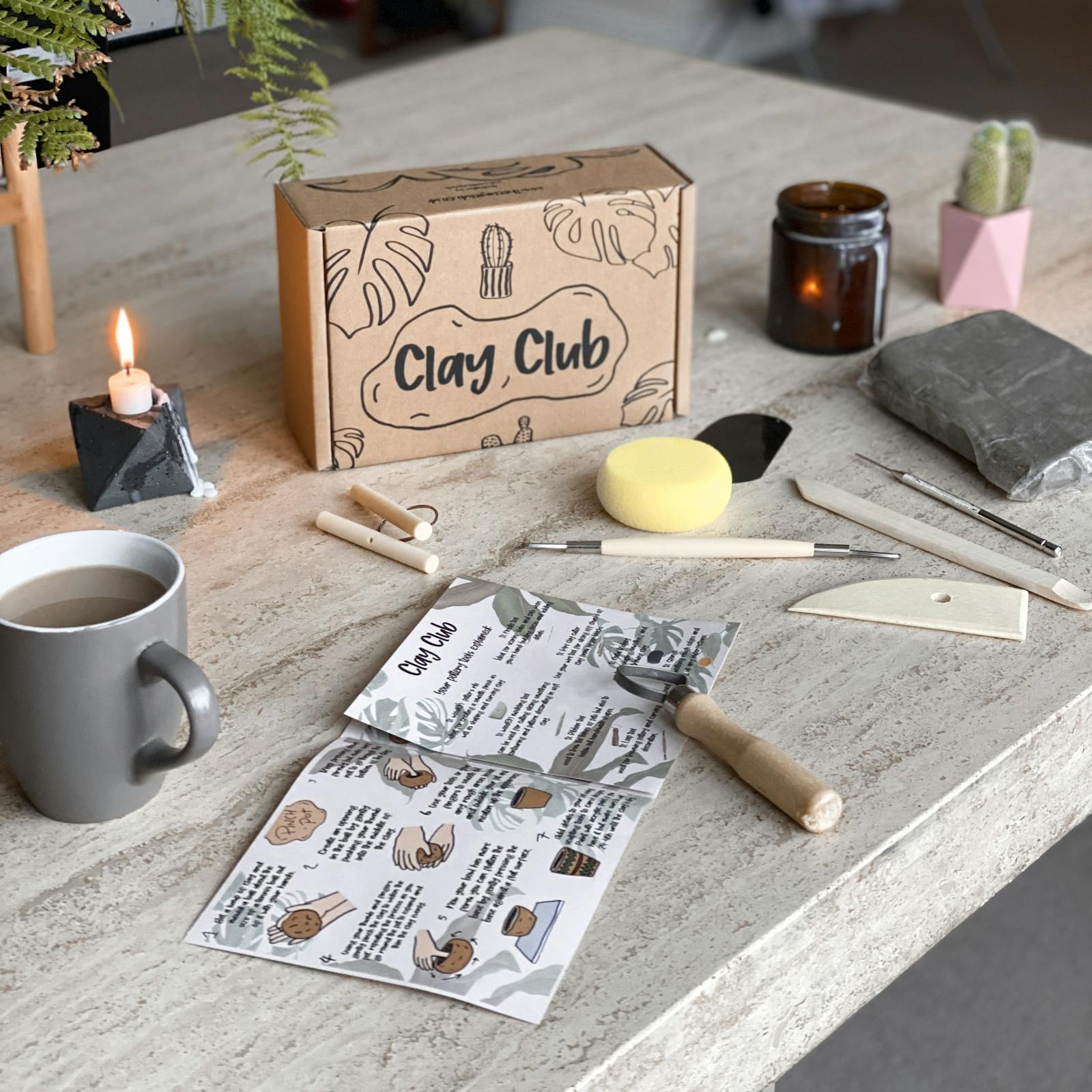 Clay Club DIY pottery set