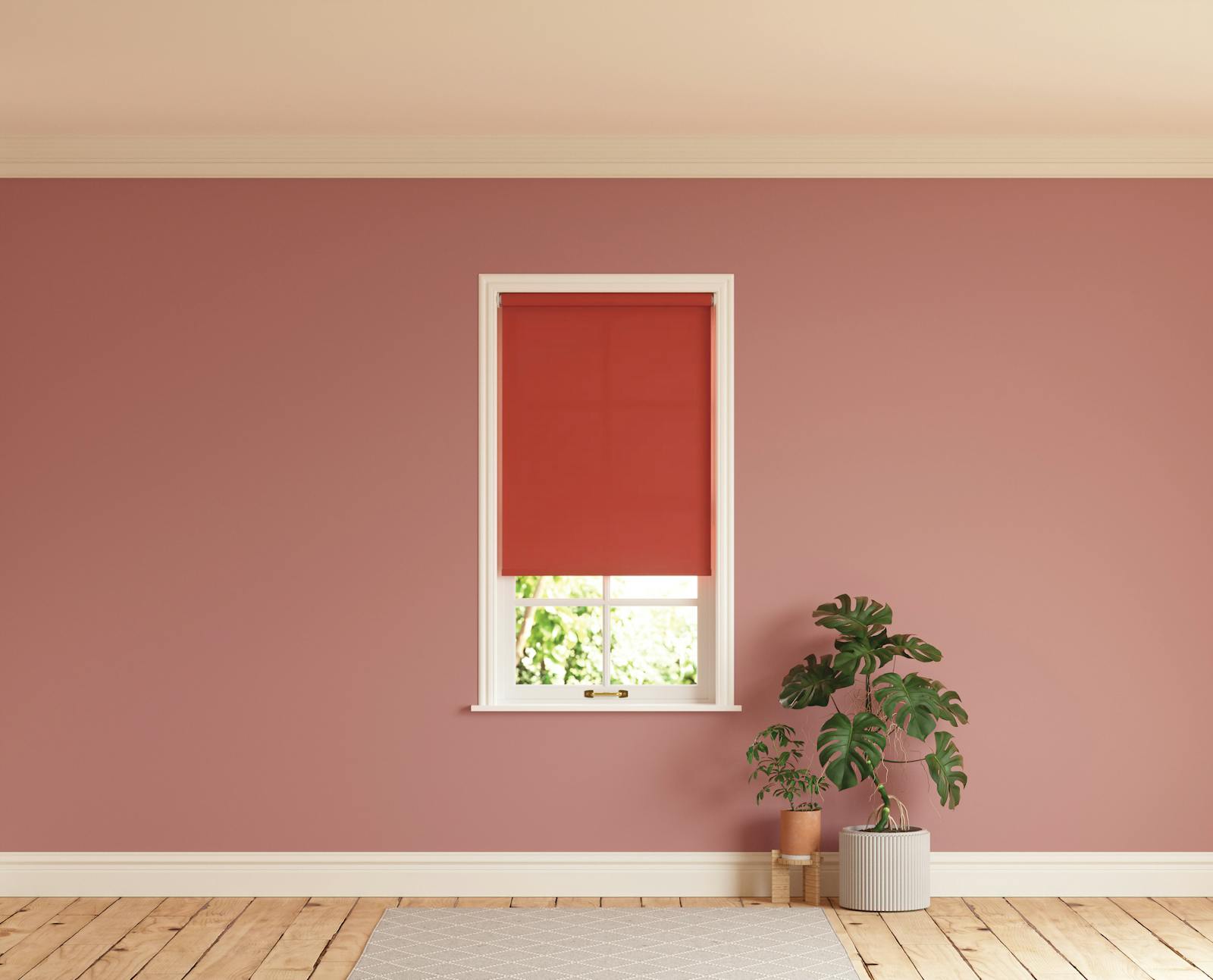 Lick Red 02 blinds against Lick Red 01 wall