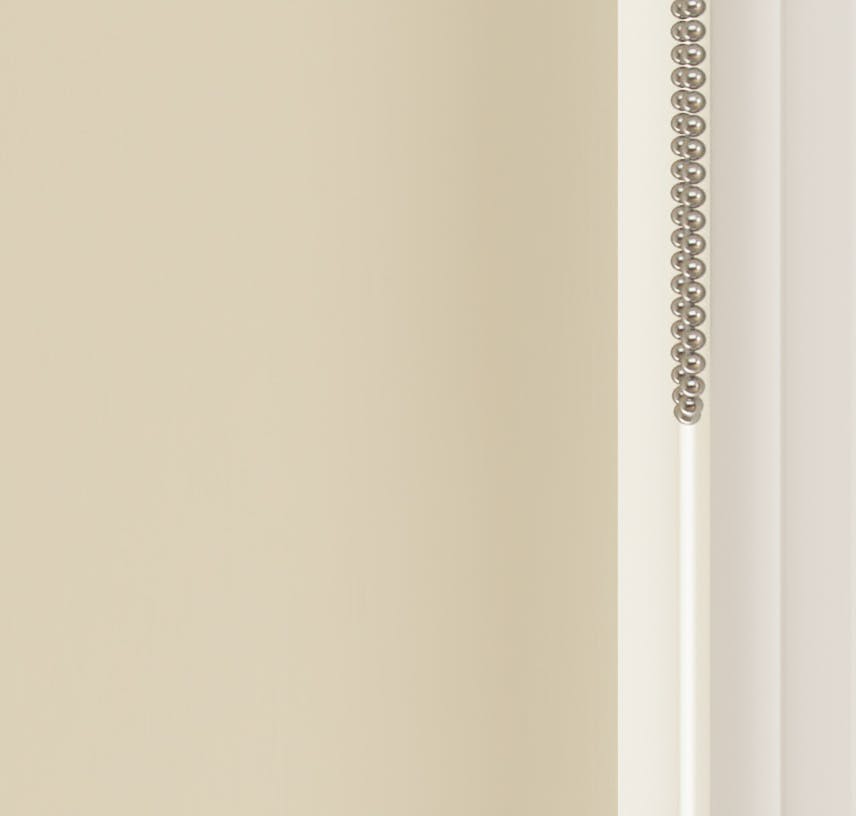 Close up view of Lick Beige 01 roller blinds