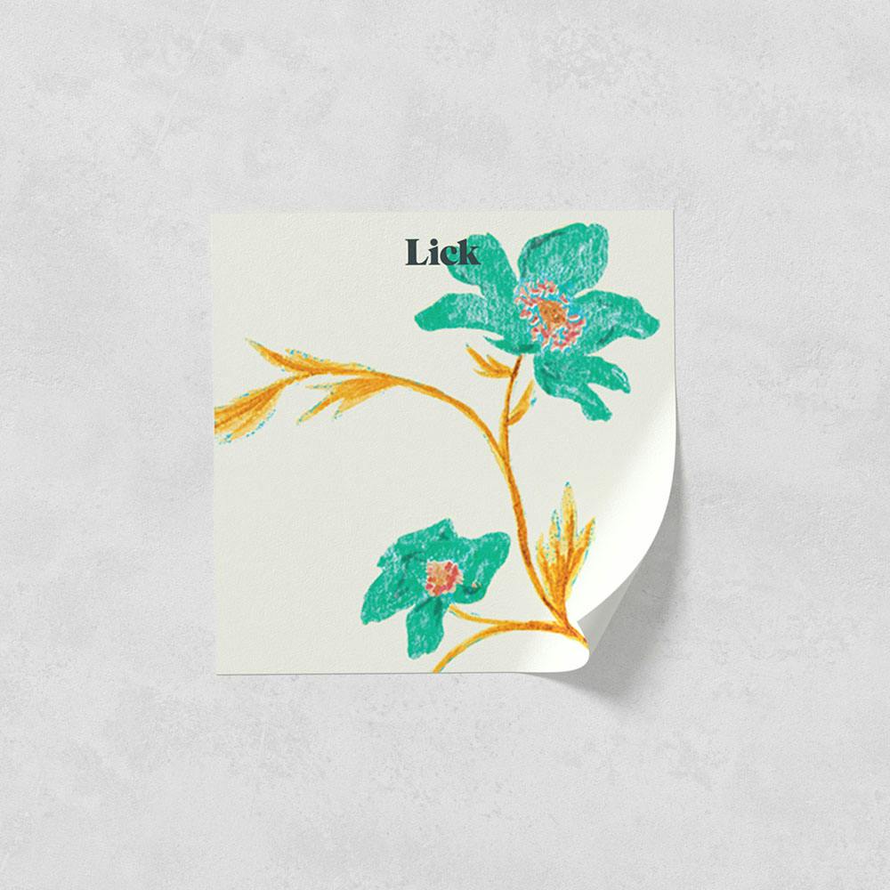Lick wallpaper sample in Anemone 01