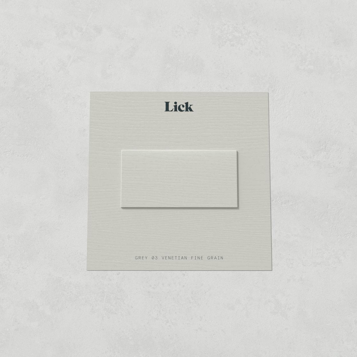 Lick Venetian Fine Grain Blind Sample in Grey 03