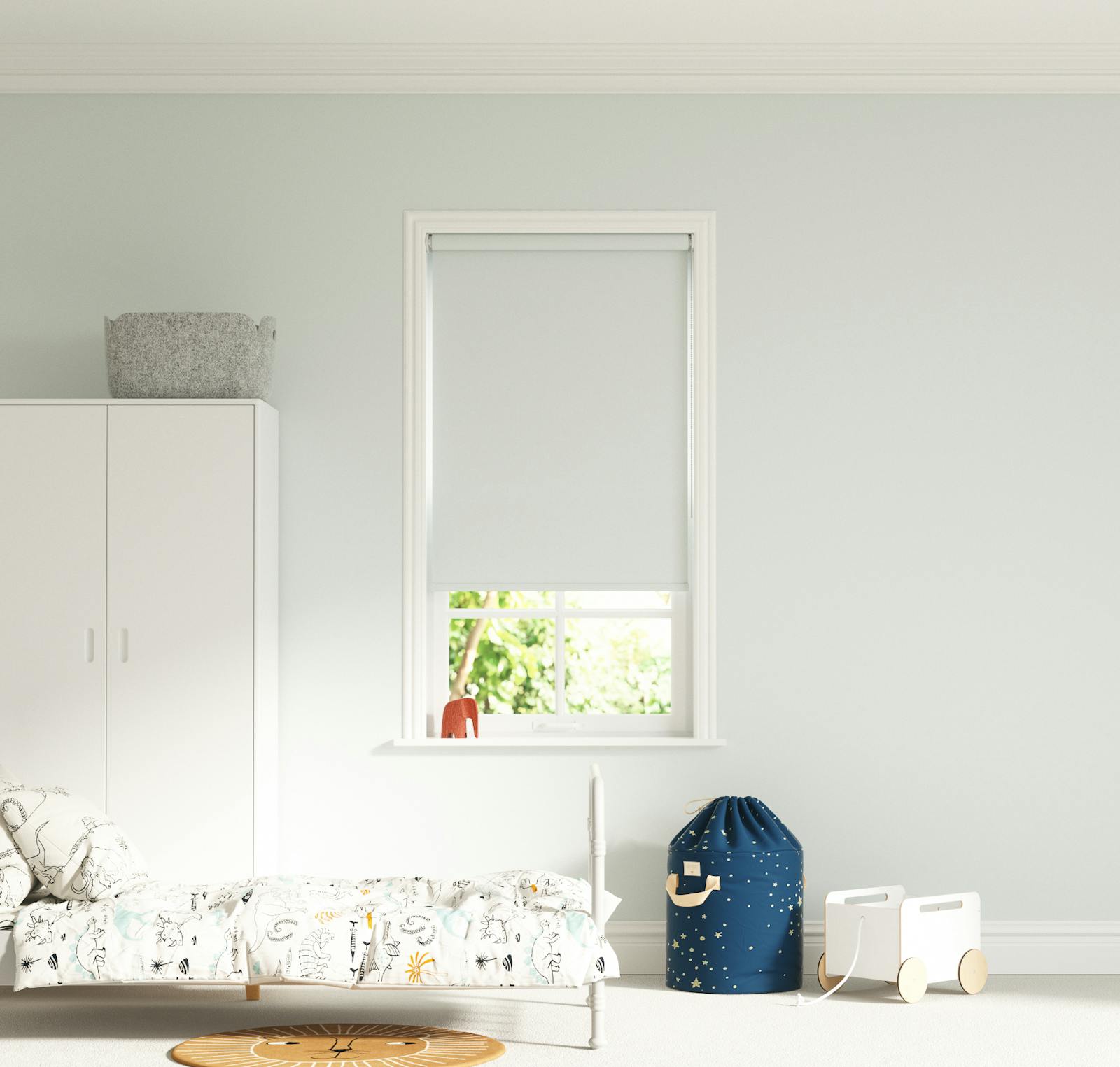 Lick black out roller blinds in kids bedroom