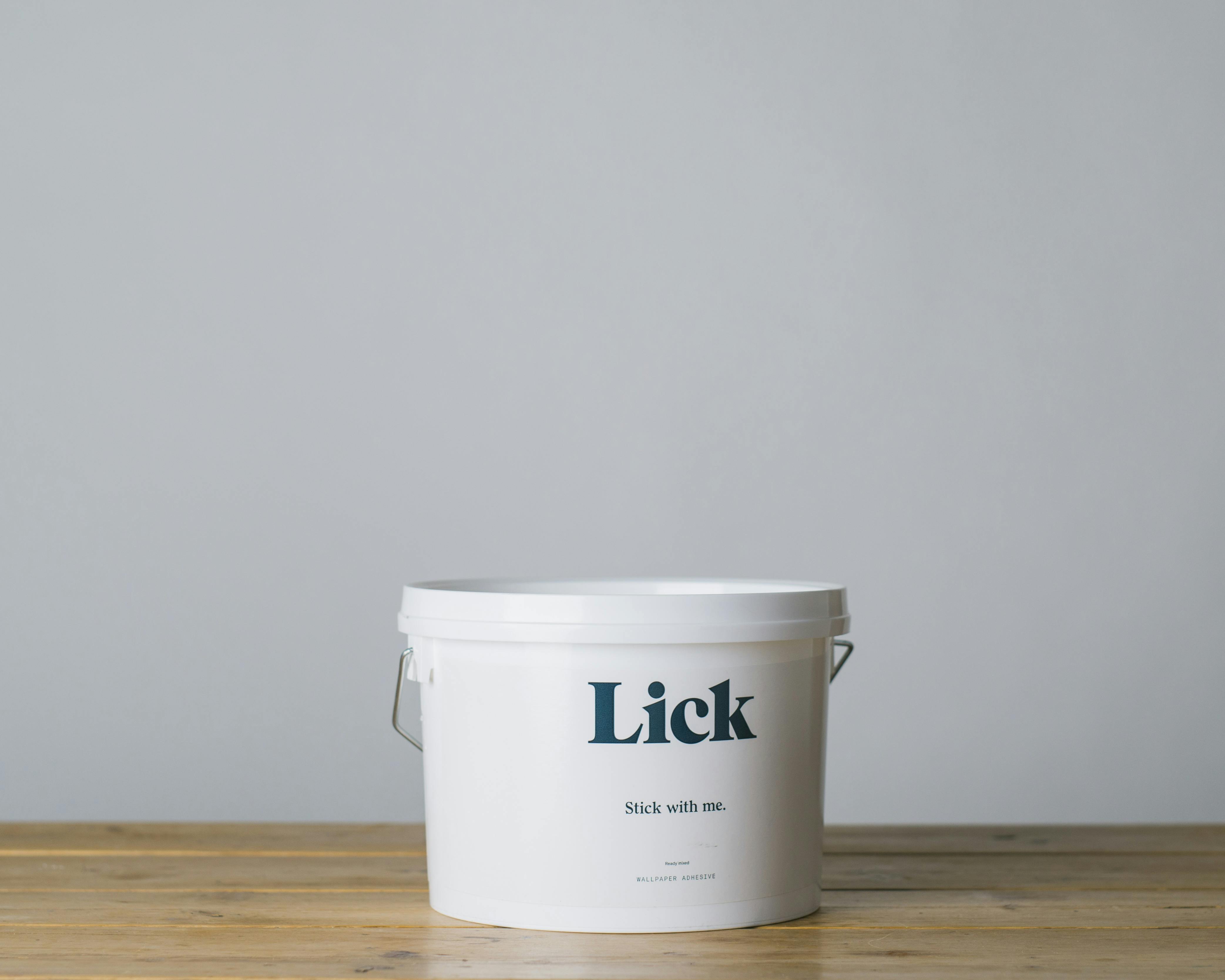 Lick Wallpaper Paste-to-Wall Adhesive 2.5Kg Tub
