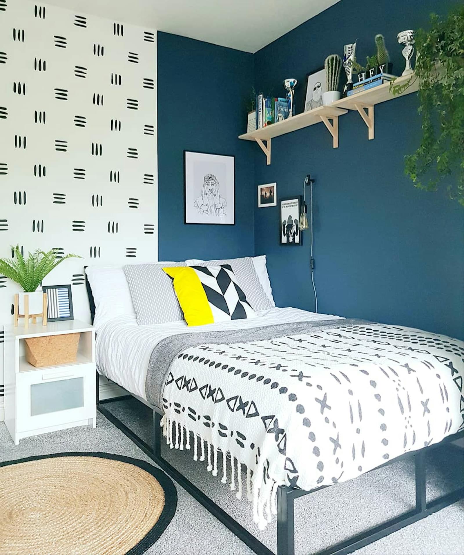Luxury grey and teal bedroom The Best Paint Colours For Bedrooms Ask Experts Lick