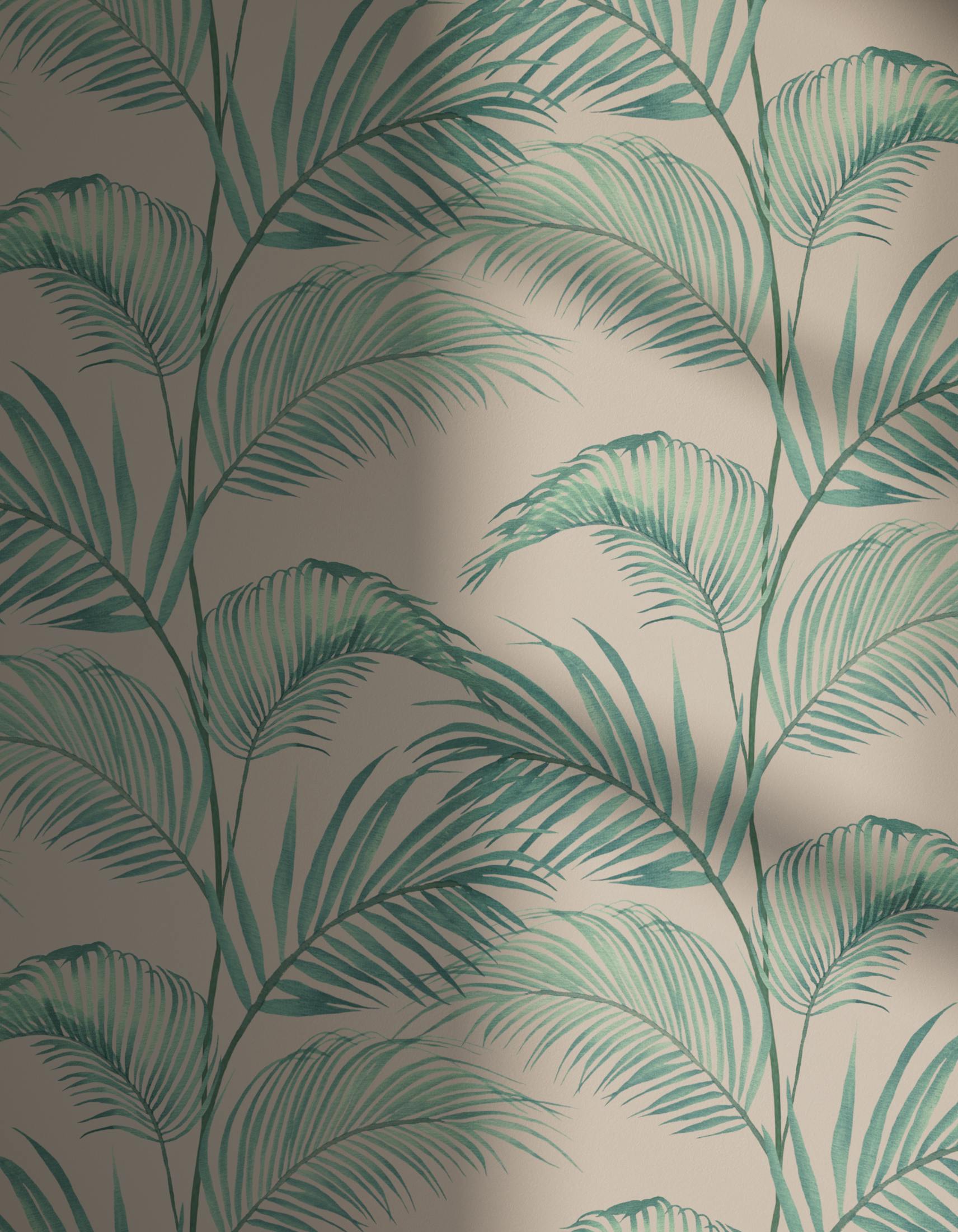 Close up of Jungle 02 wallpaper with a shadow
