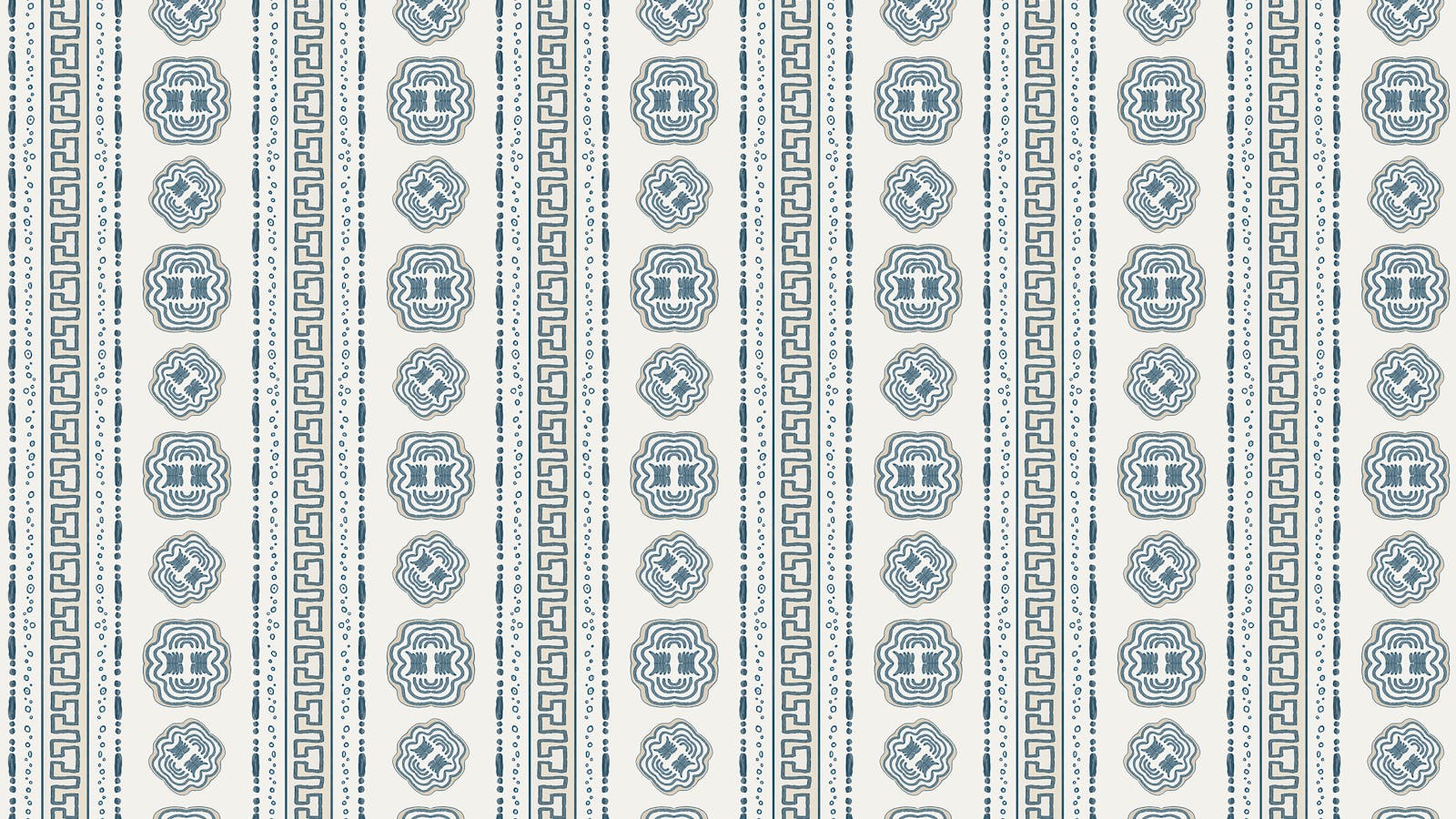 Lick x Lottie McDowell Hestia 01 greek patterened wallpaper