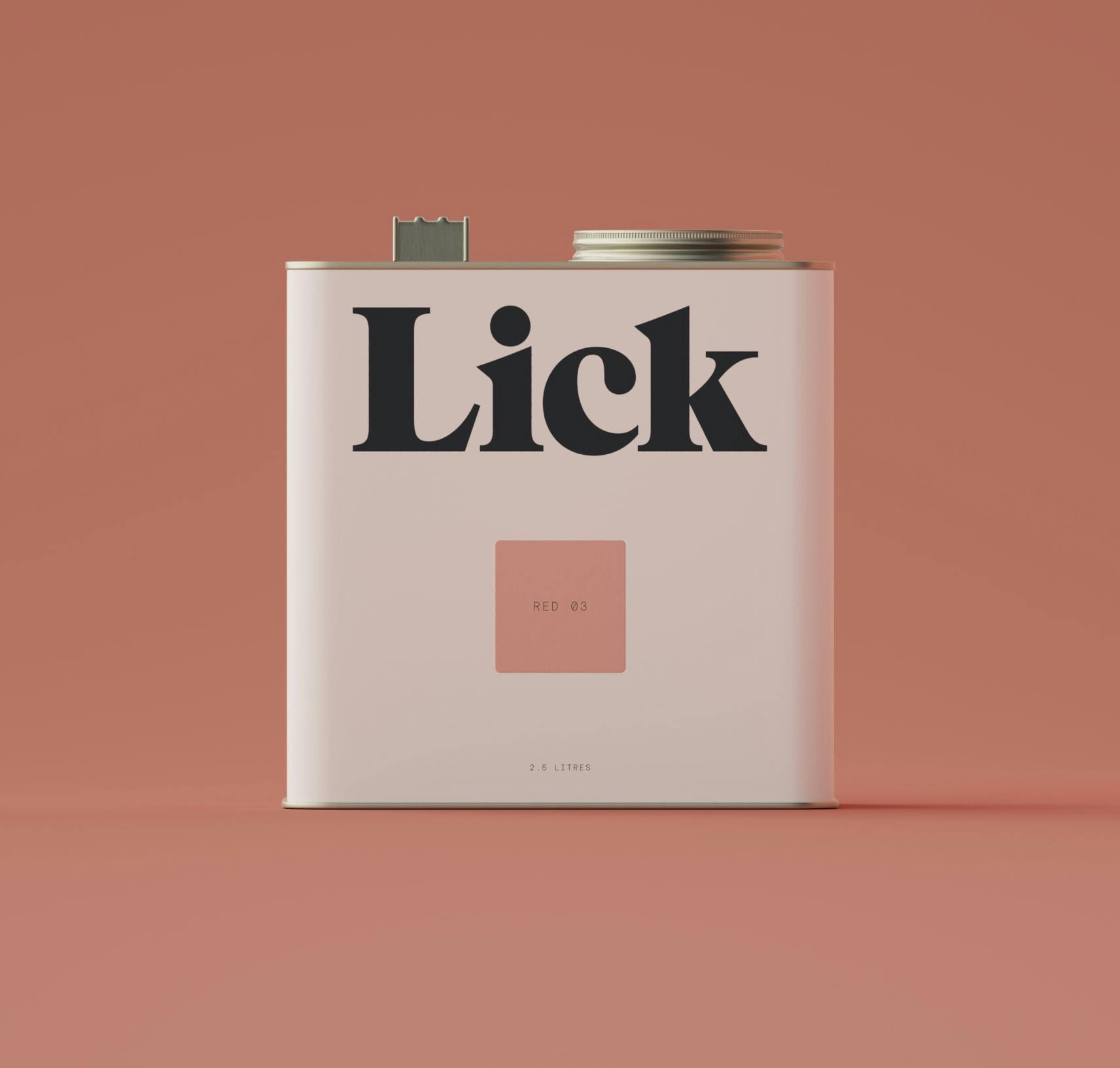 Lick Red 03 Paint 2.5L Tin