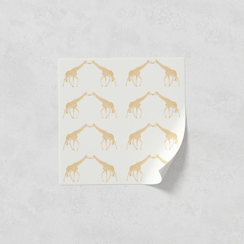 Lick peel and stick wallpaper sample in Animal 03