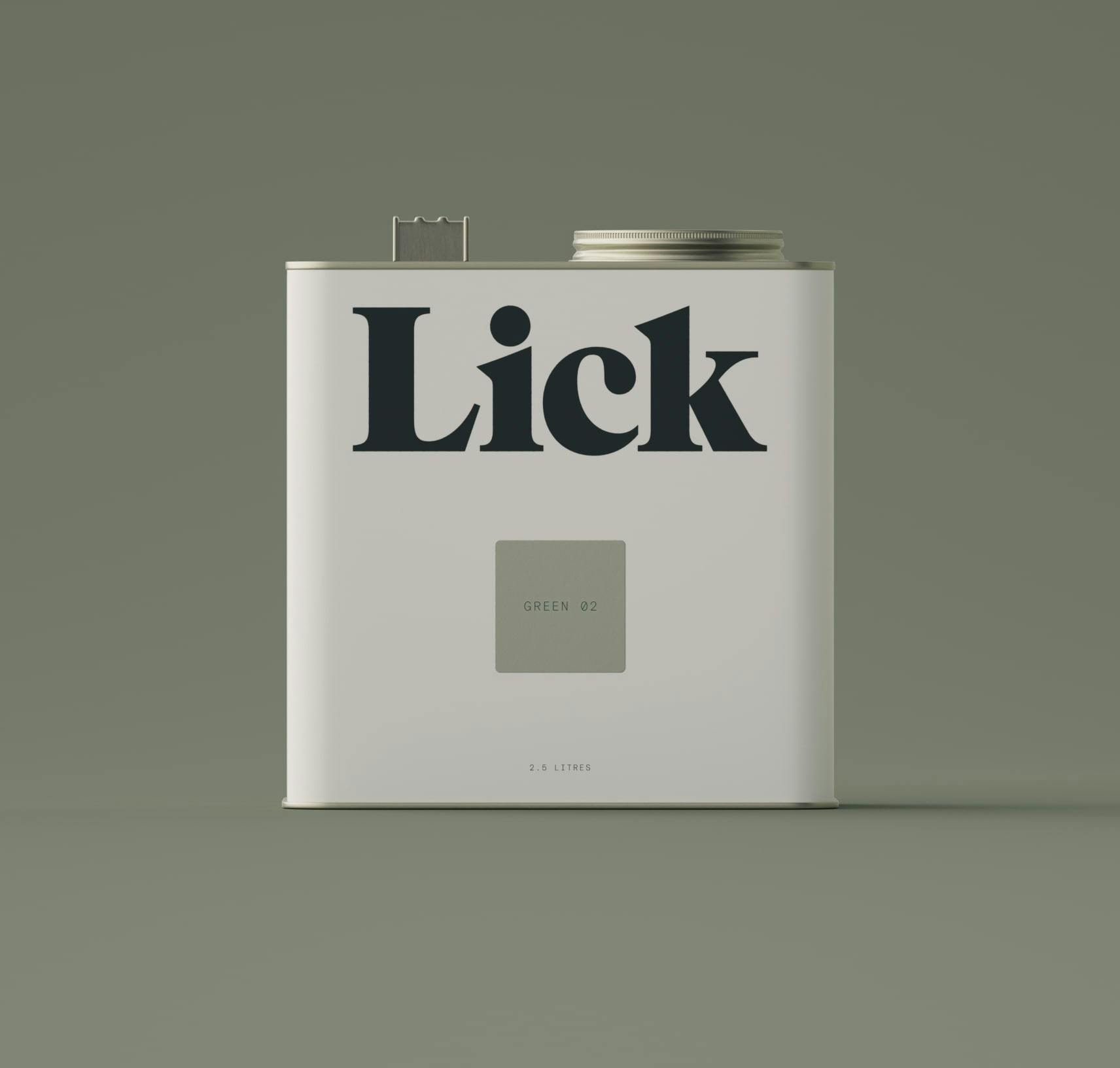 Lick Green 02 Paint 2.5L Tin