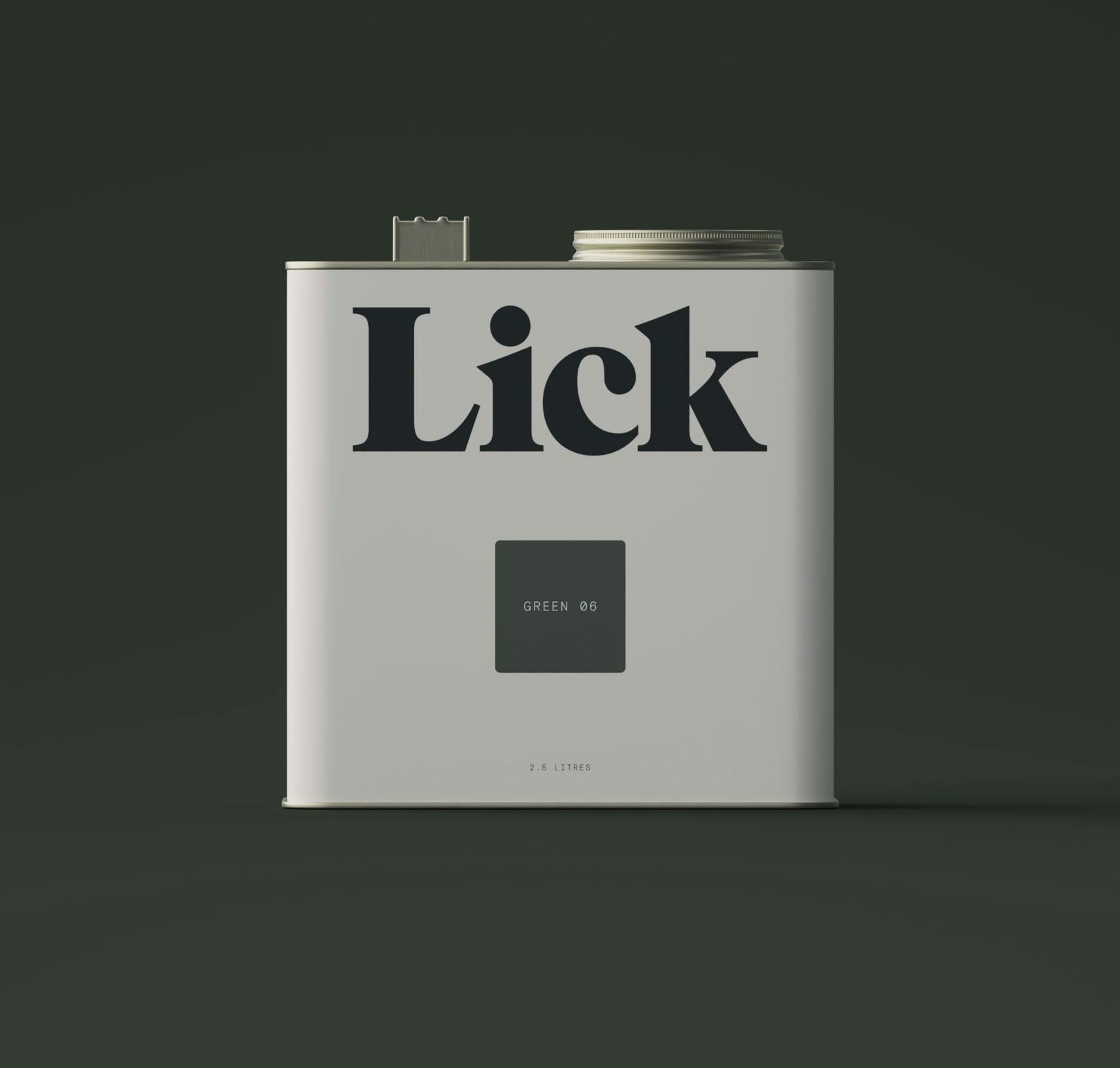 Lick Green 06 Paint 2.5L Tin