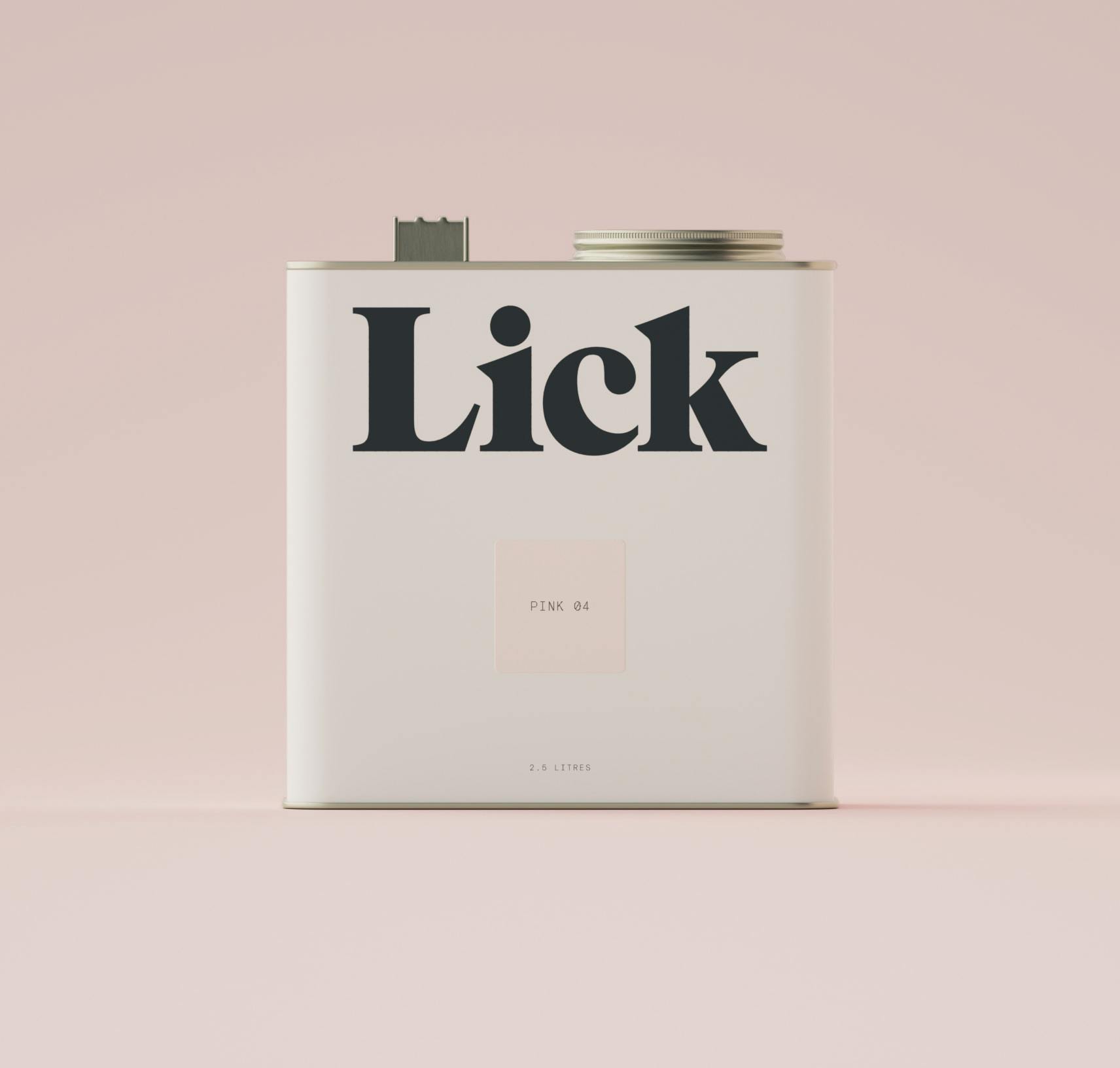 Lick Pink 04 Paint 2.5L Tin