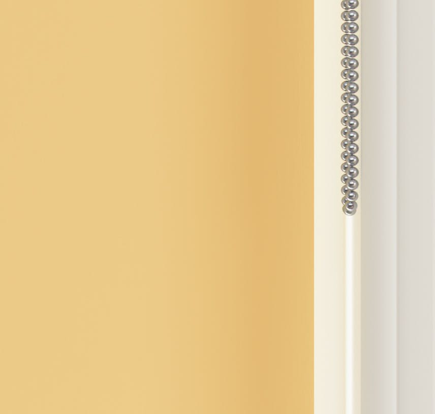 Close up view of Lick Yellow 01 roller blinds