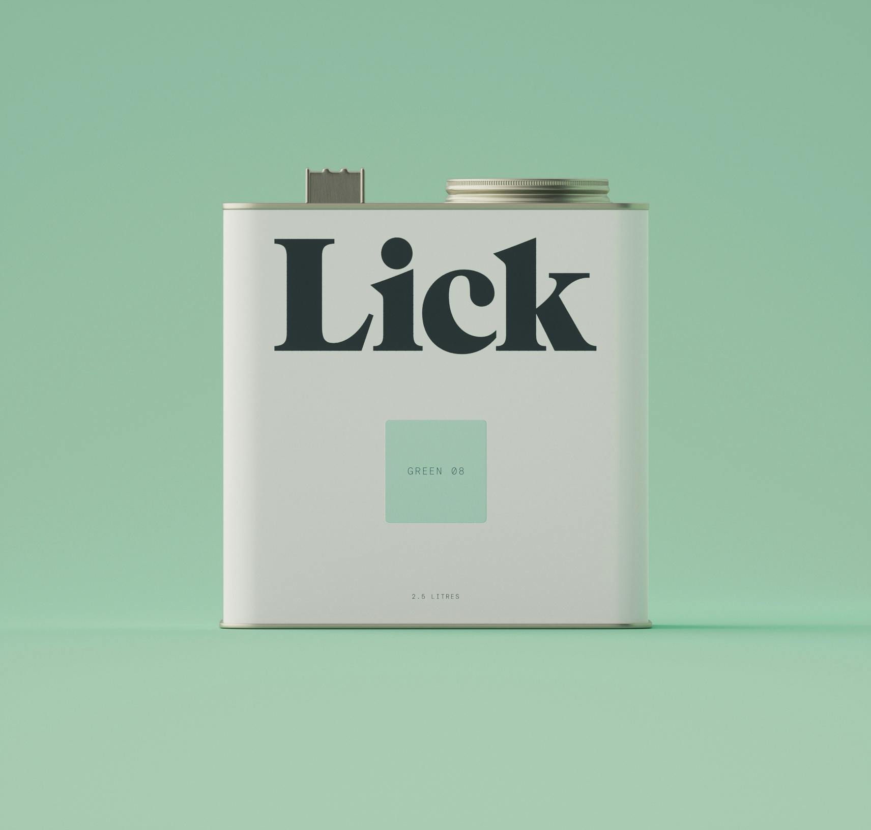 Lick Green 08 Paint 2.5L Tin