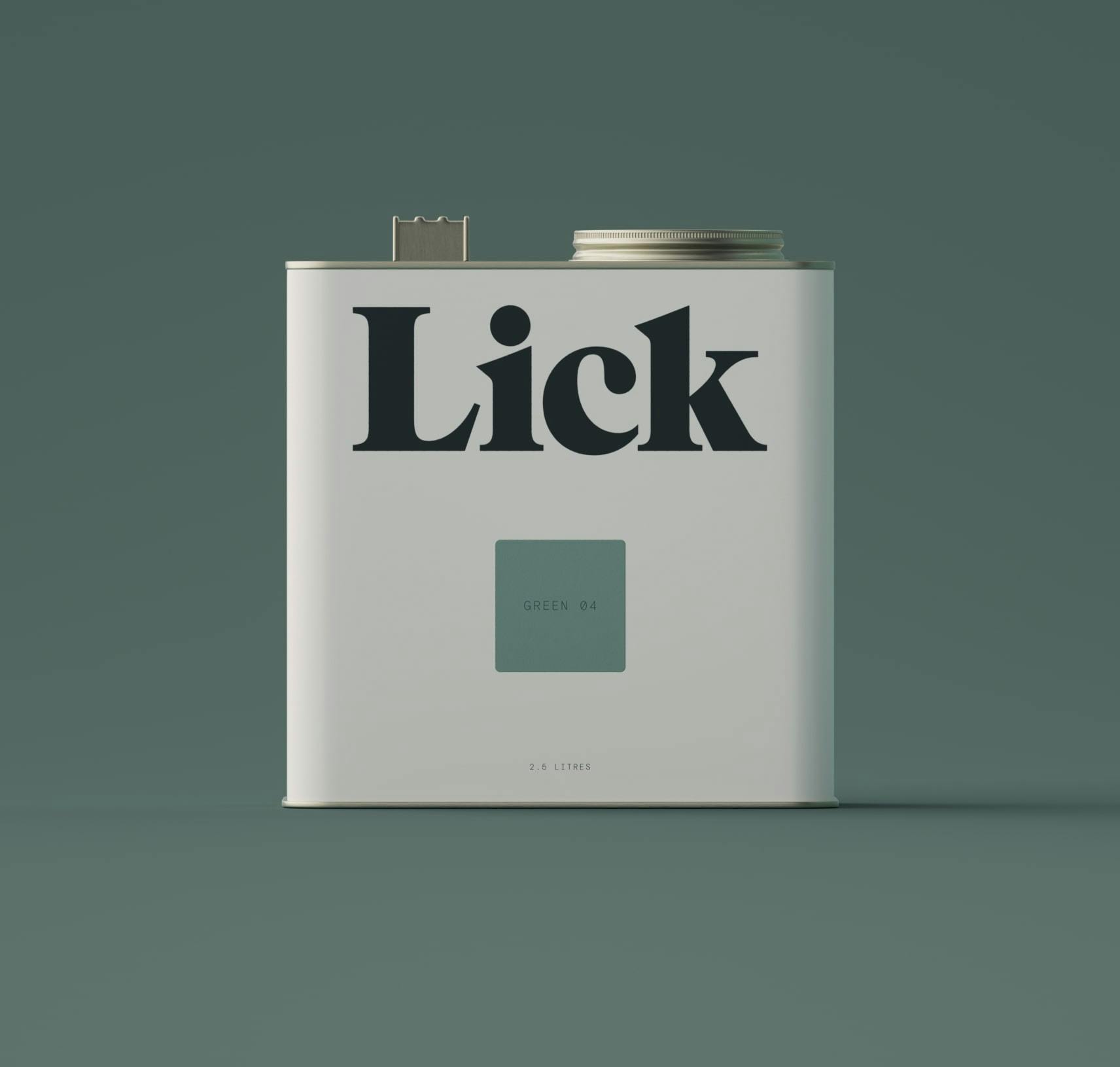 Lick Green 04 Paint 2.5L Tin