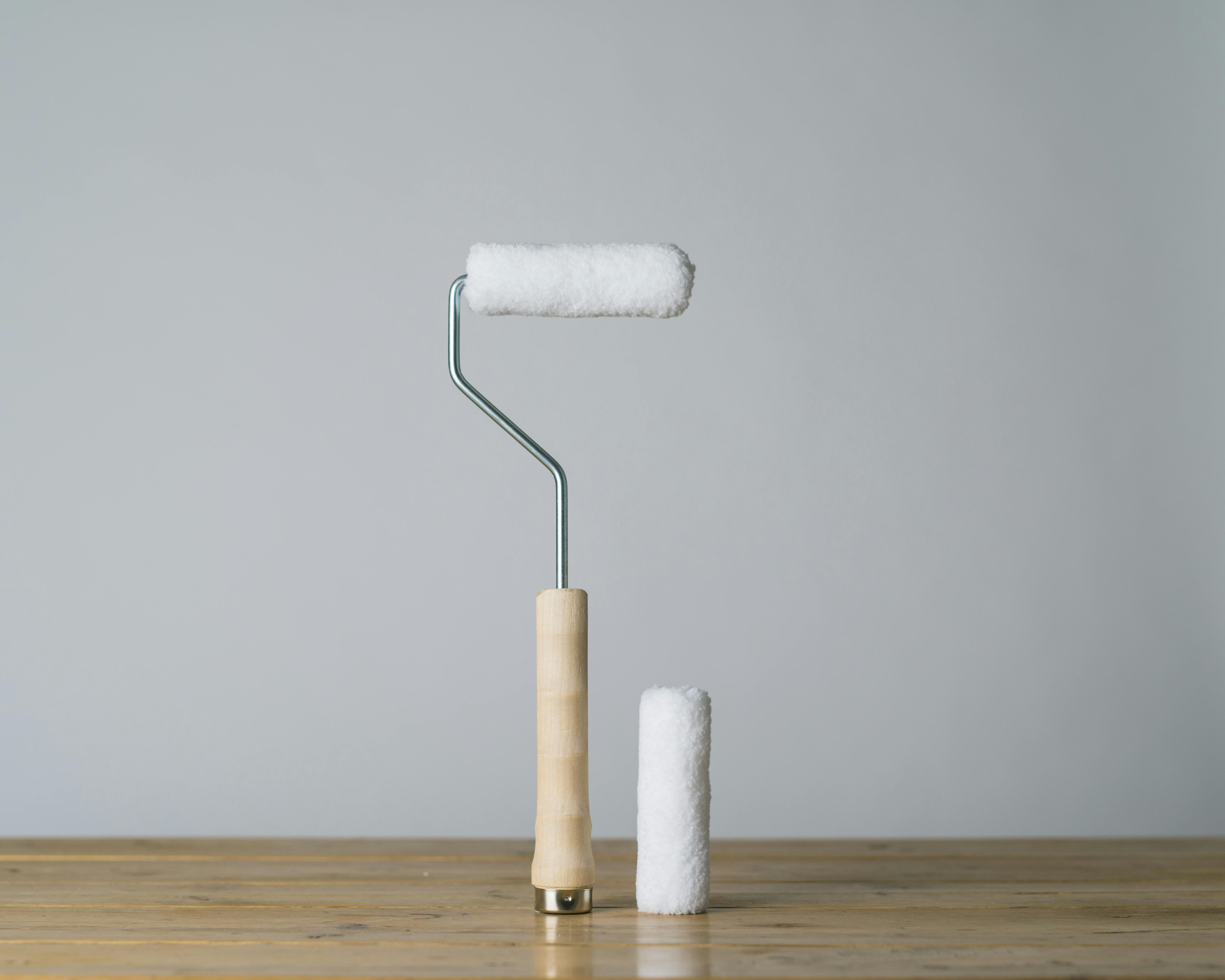4inch Lick Wooden Roller Frame with two 4inch Lick Mini Microfiber Rollers