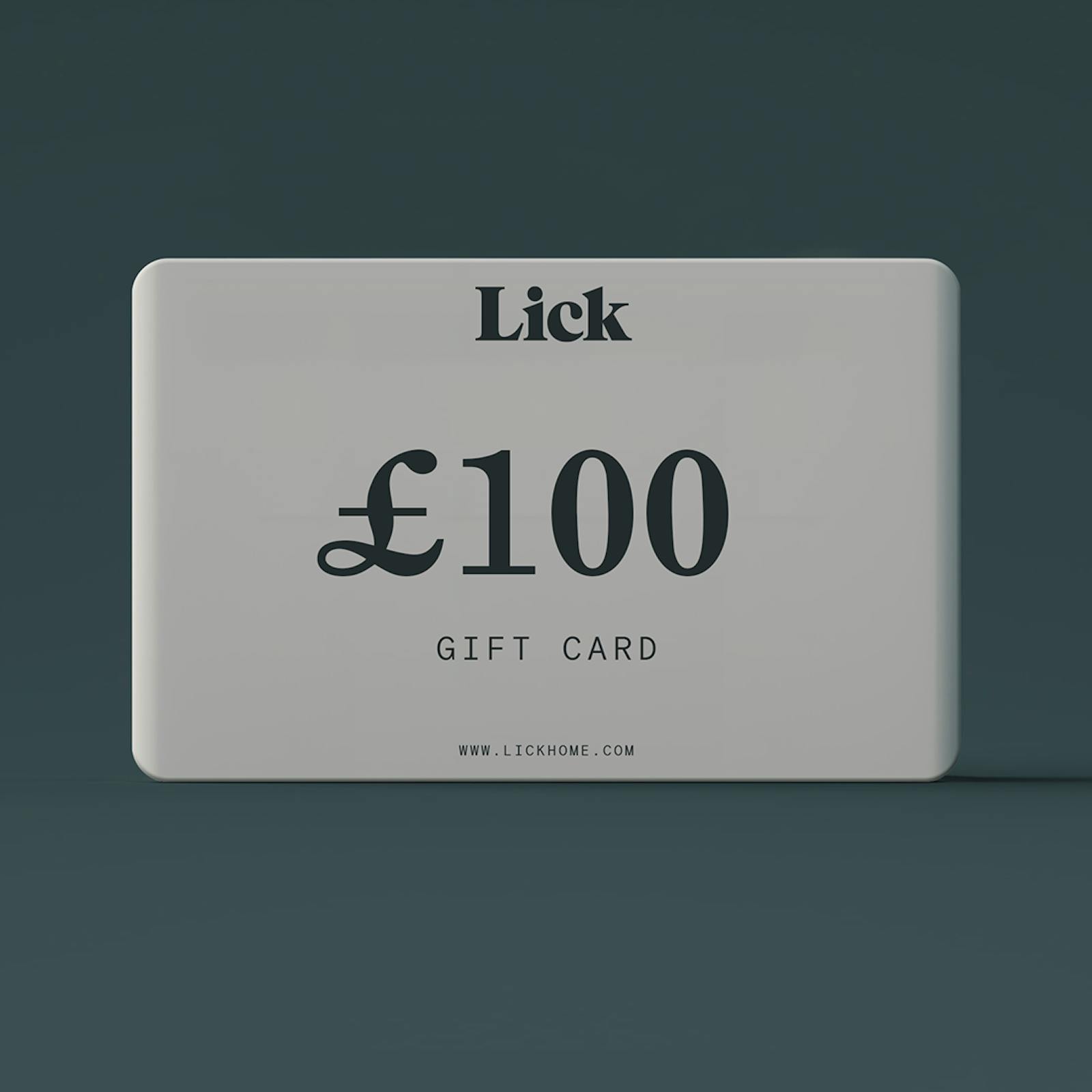 Lick e-gift card £100