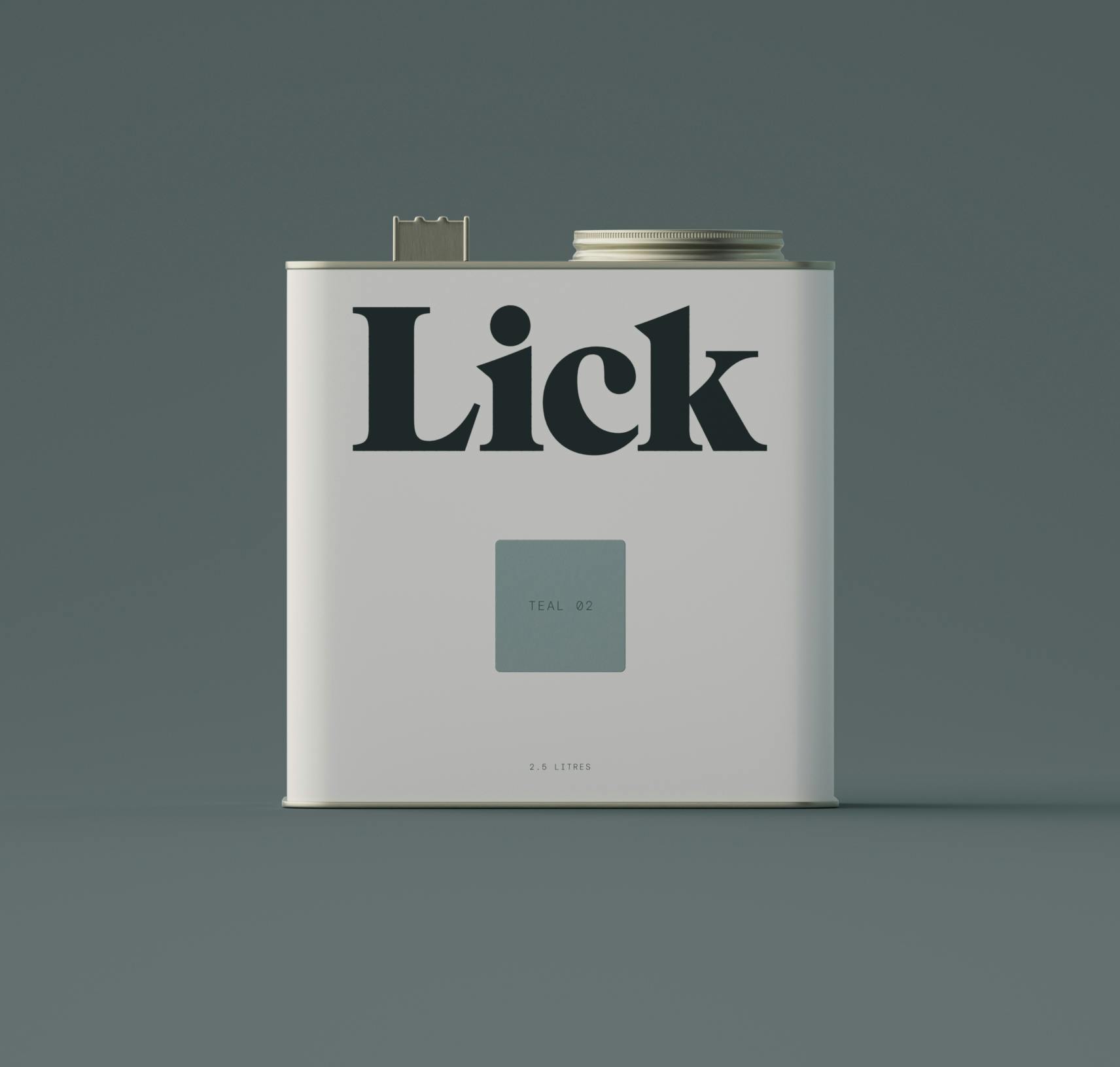 Lick Blue 02 Paint 2.5L Tin
