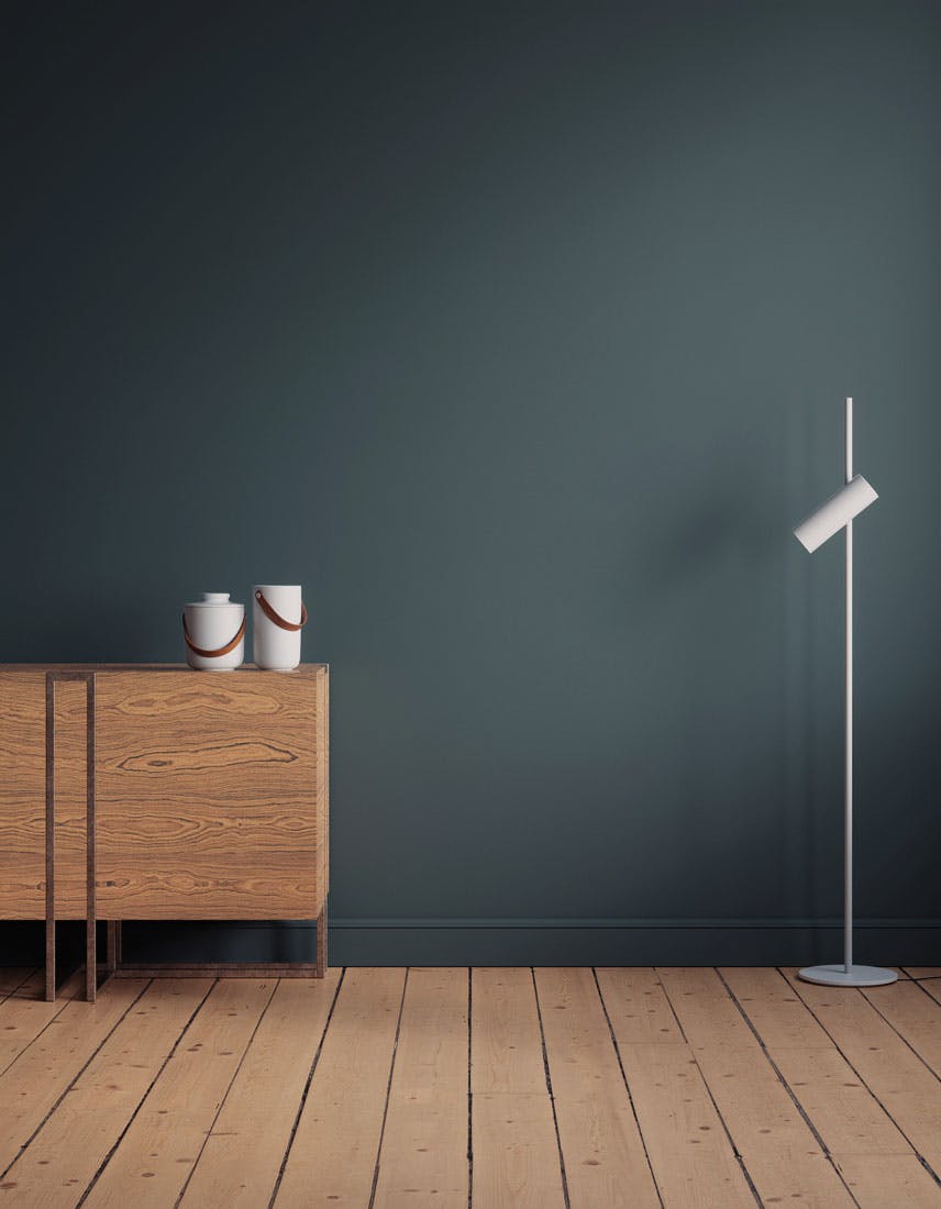 Hallway decorated with Lick Grey 08 paint colour
