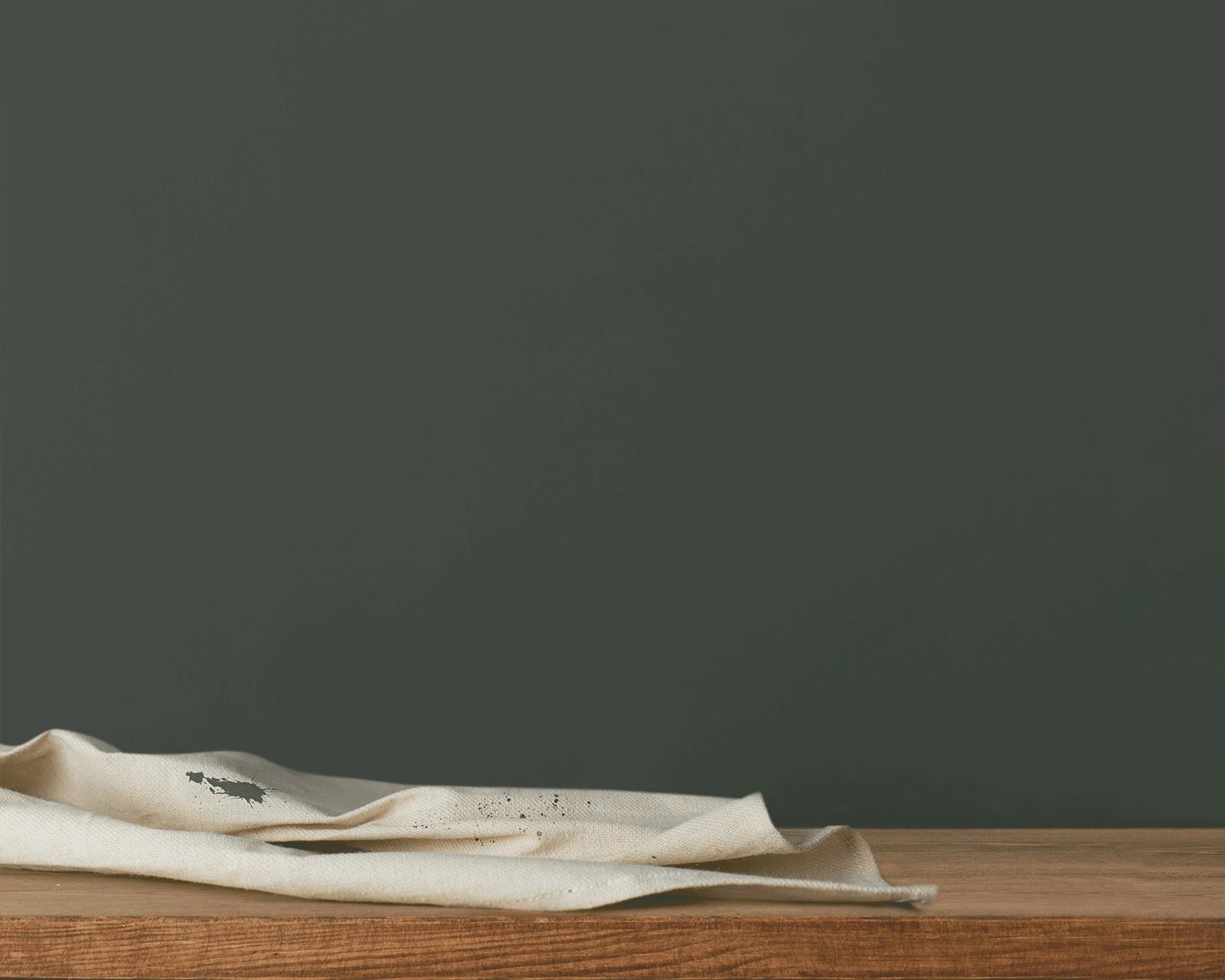 8oz Decorators Canvas Dust Sheet with paint