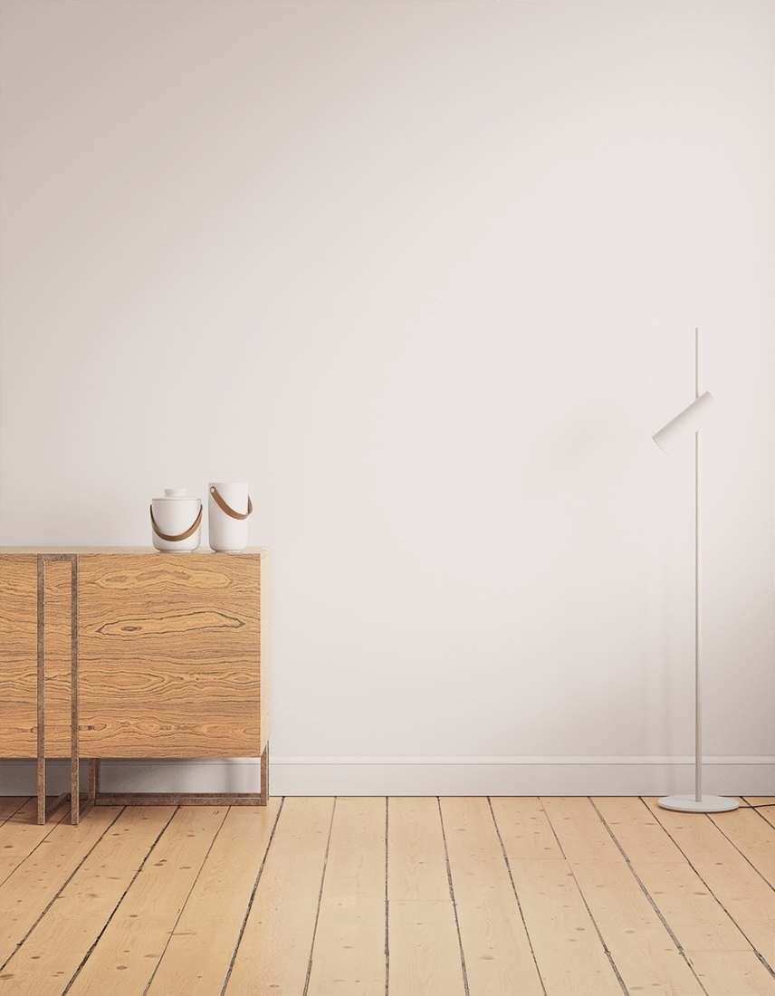 Hallway decorated with Lick White 06 paint colour