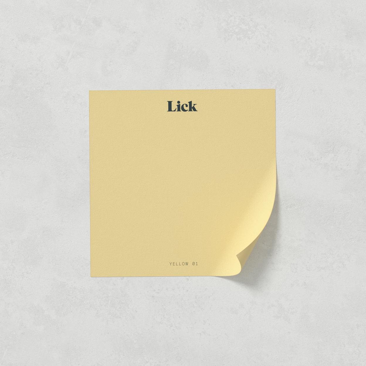 Lick Roller Blind Sample in Yellow 01