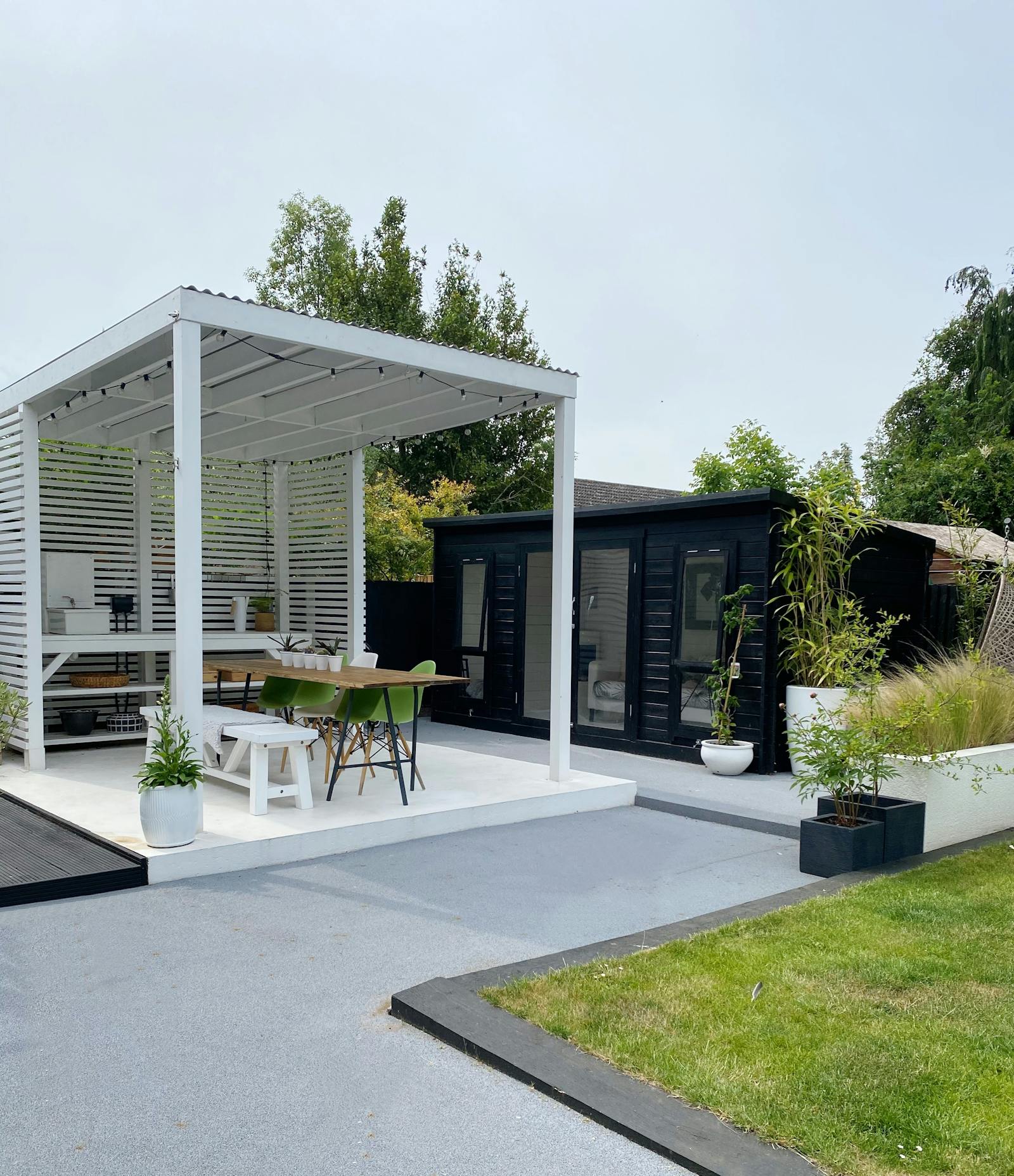 Outdoor garden and patio