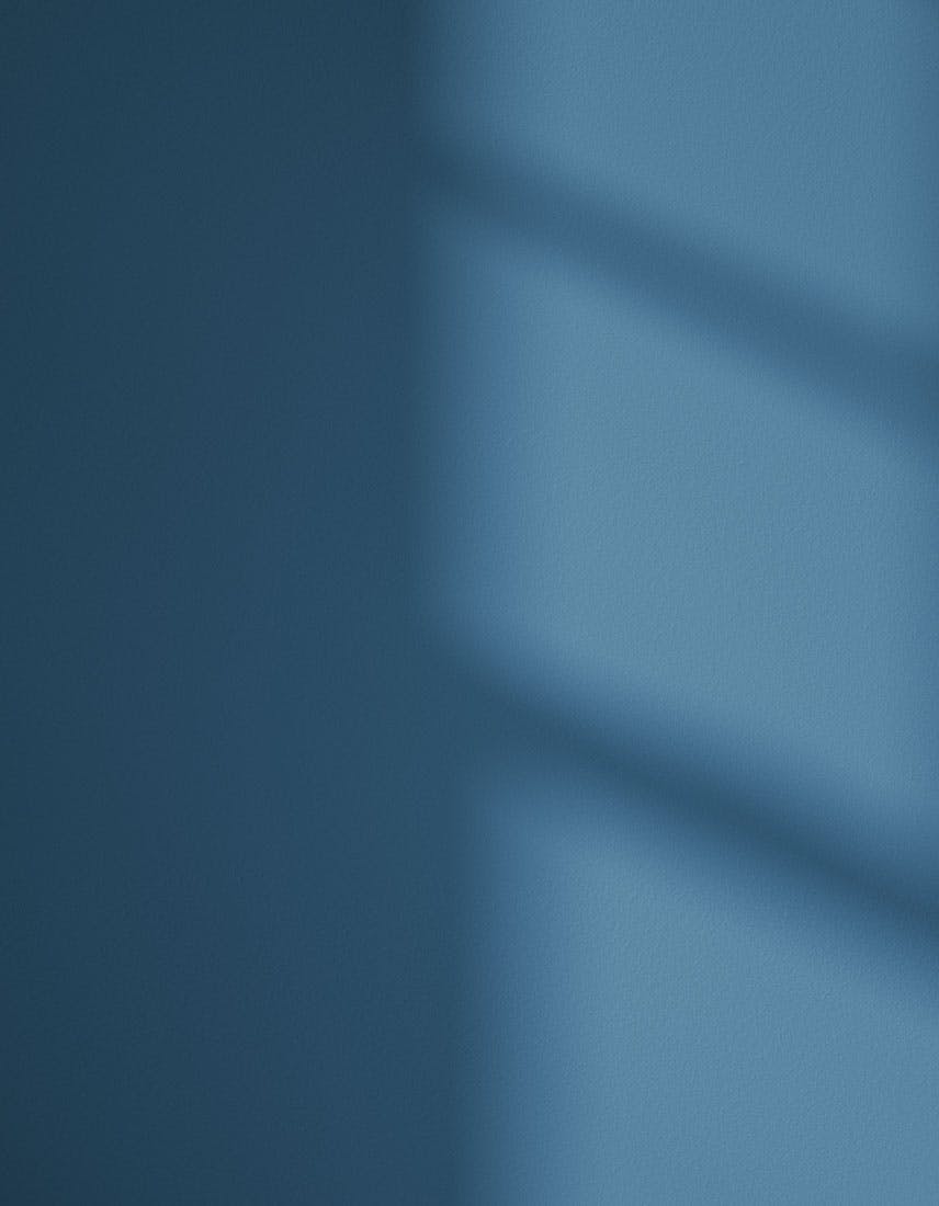 Wall showing Blue 05 in varied natural light