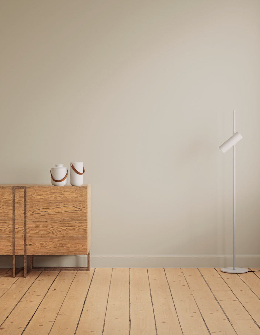 Hallway decorated with Lick Beige 03 paint colour