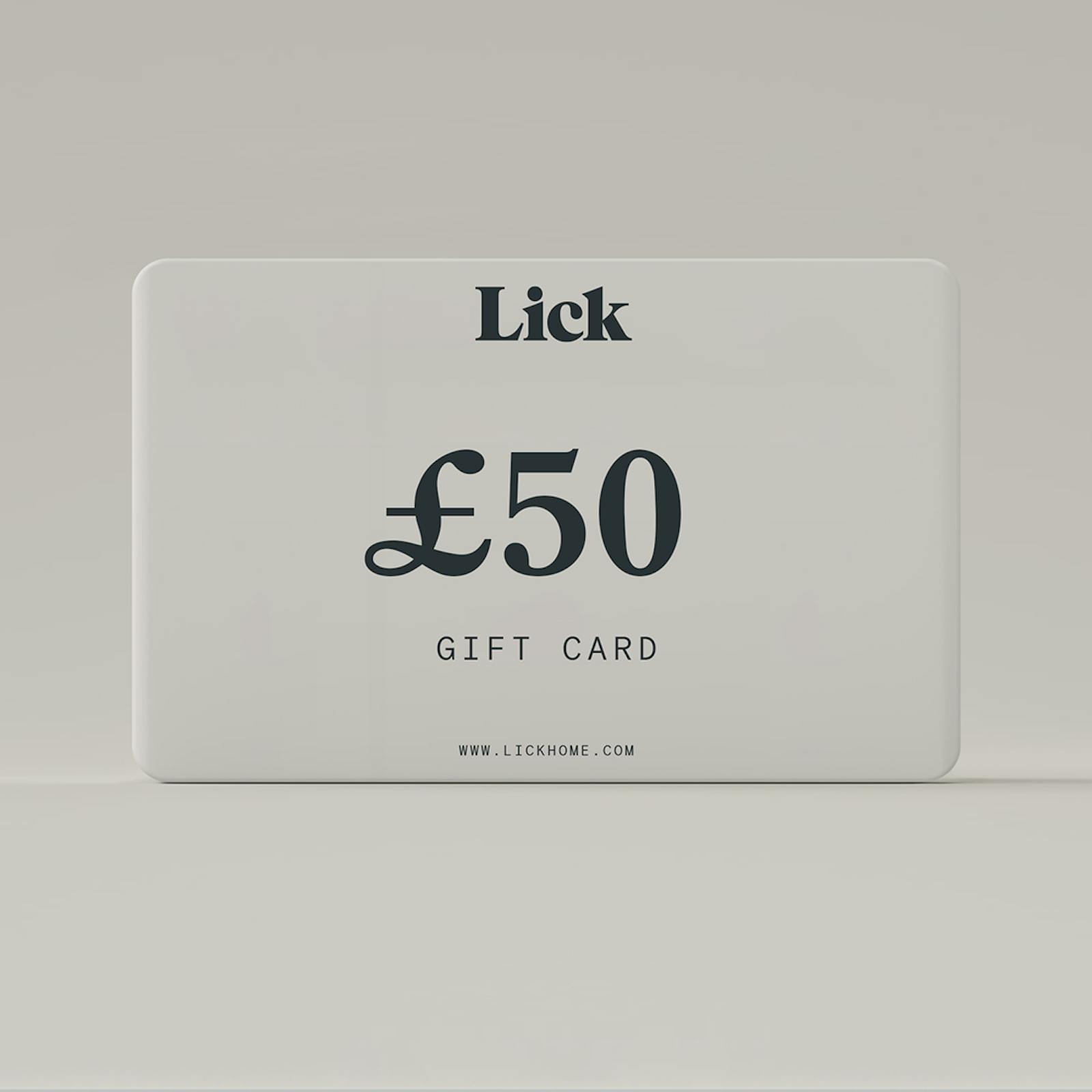 Lick e-gift card £50