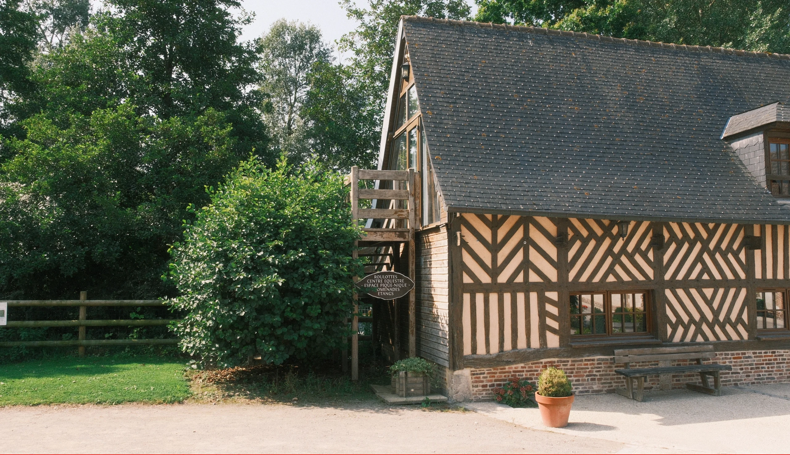 Exterior of Gîte de la Bergerie at LieuDieu, near the Baie de Somme
