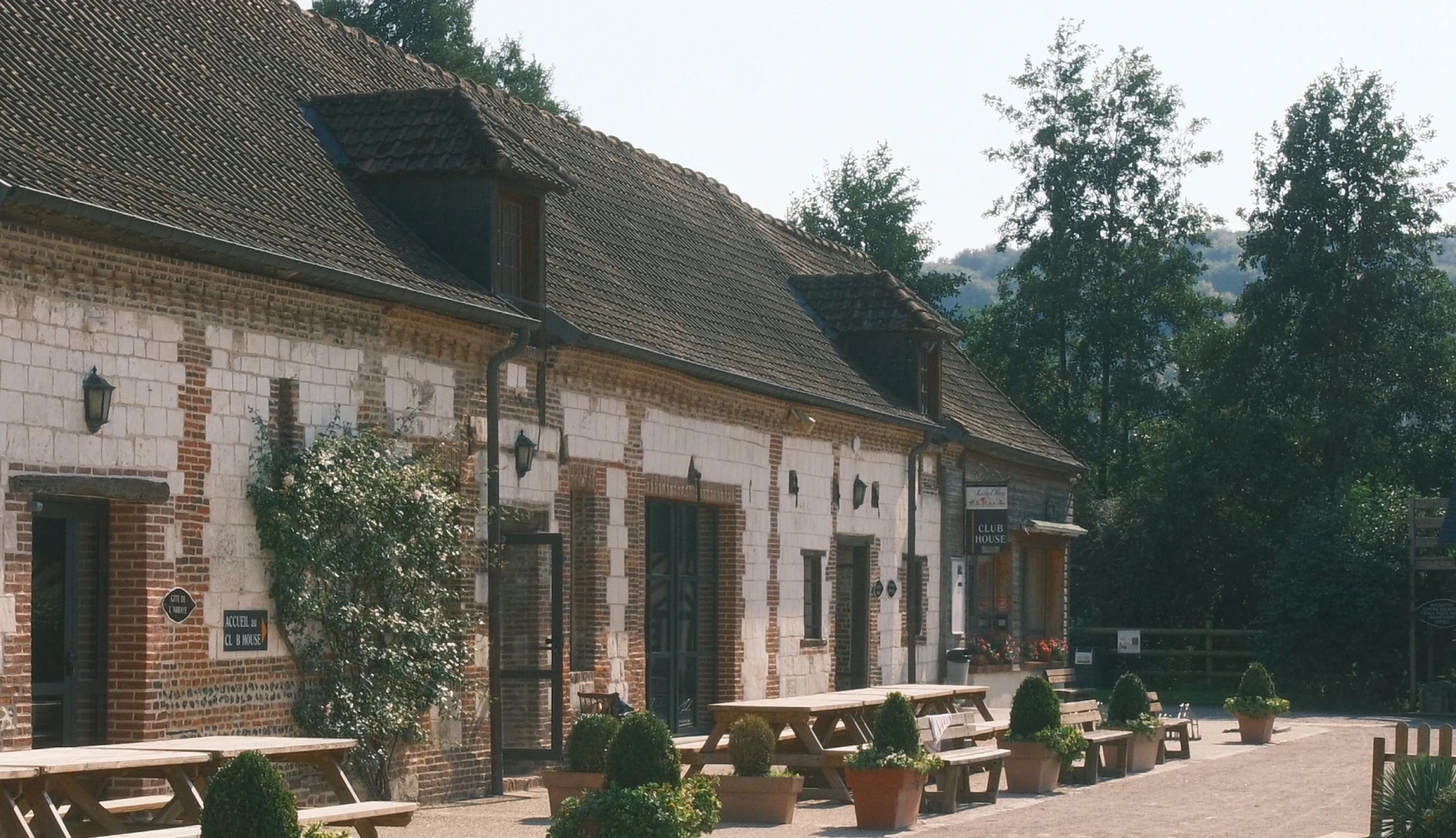Exterior of La Ferme Cottage at LieuDieu, near the Baie de Somme