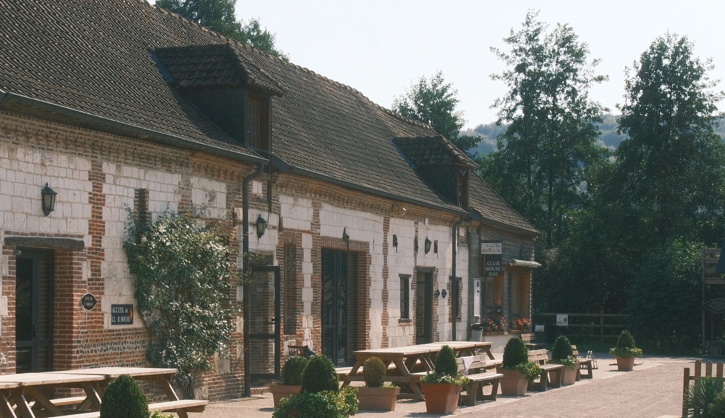 Exterior of La Ferme Cottage at LieuDieu, near the Baie de Somme