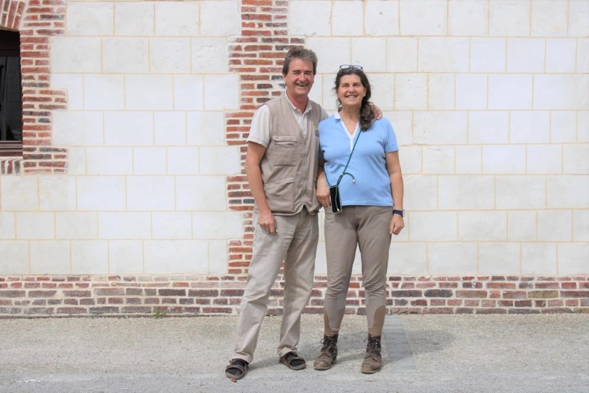 Marie-Annick et Jérôme Maillard, propriétaires du domaine de campagne le Lieudieu, proche de la Baie de Somme