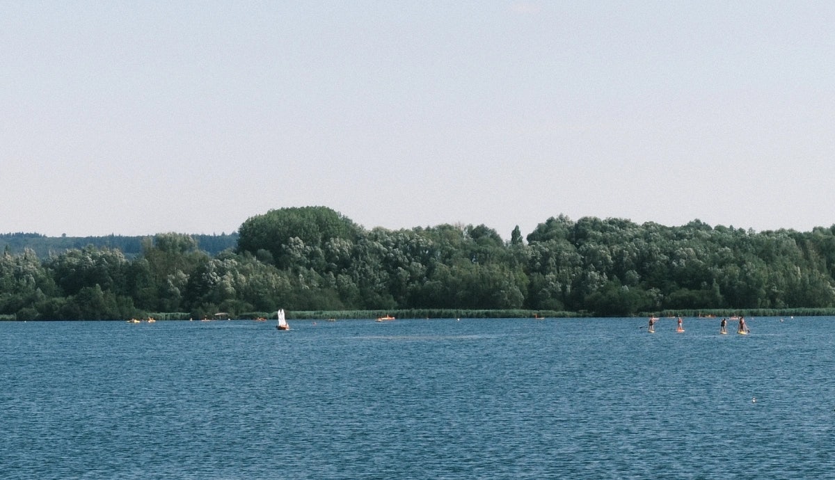 Vue du Lieu Dieu avec le lac