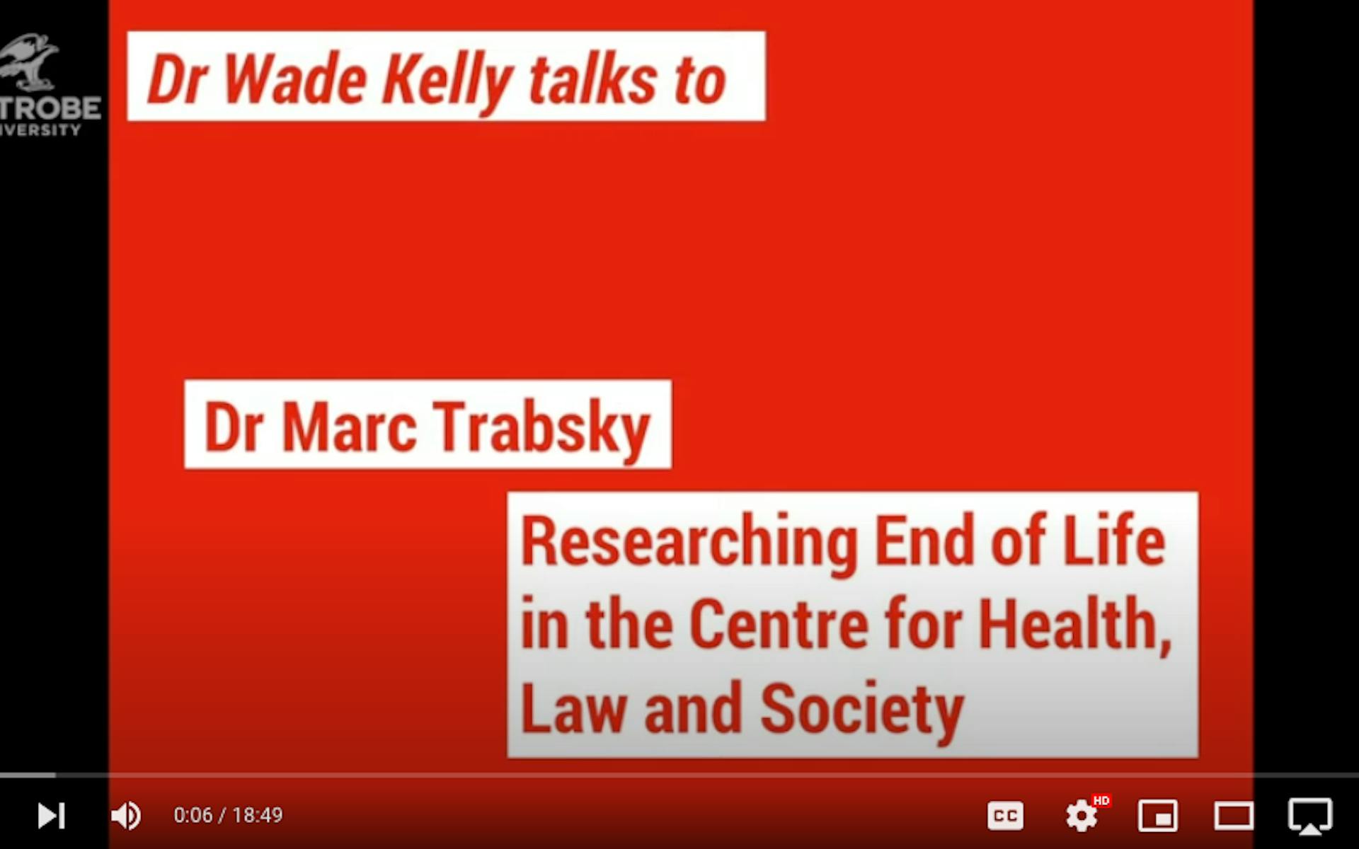 Screenshot from 'Connected' webinar episode with Marc Trabsky