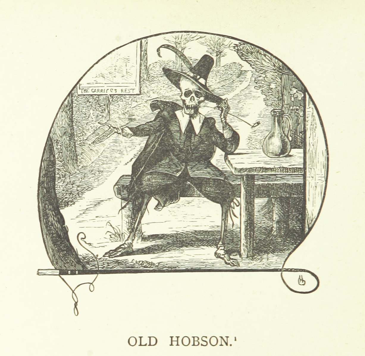 British Library digitised image from page 44 of "Poets' Wit and Humour. Selected by W. H. W. Illustrated, etc"